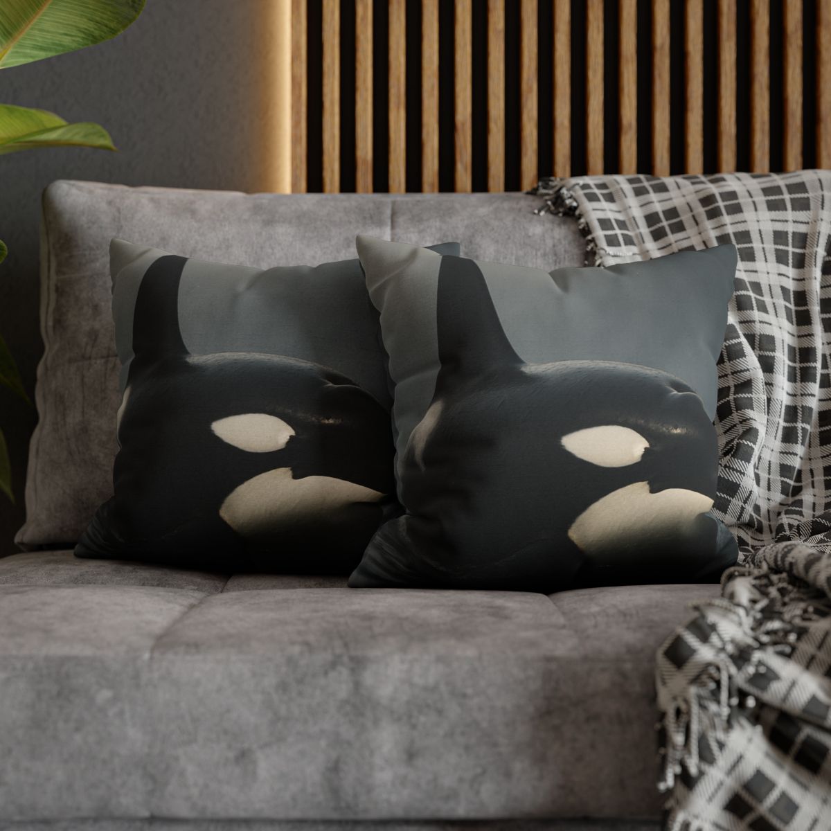 Quiet Current Orca custom pillow cases