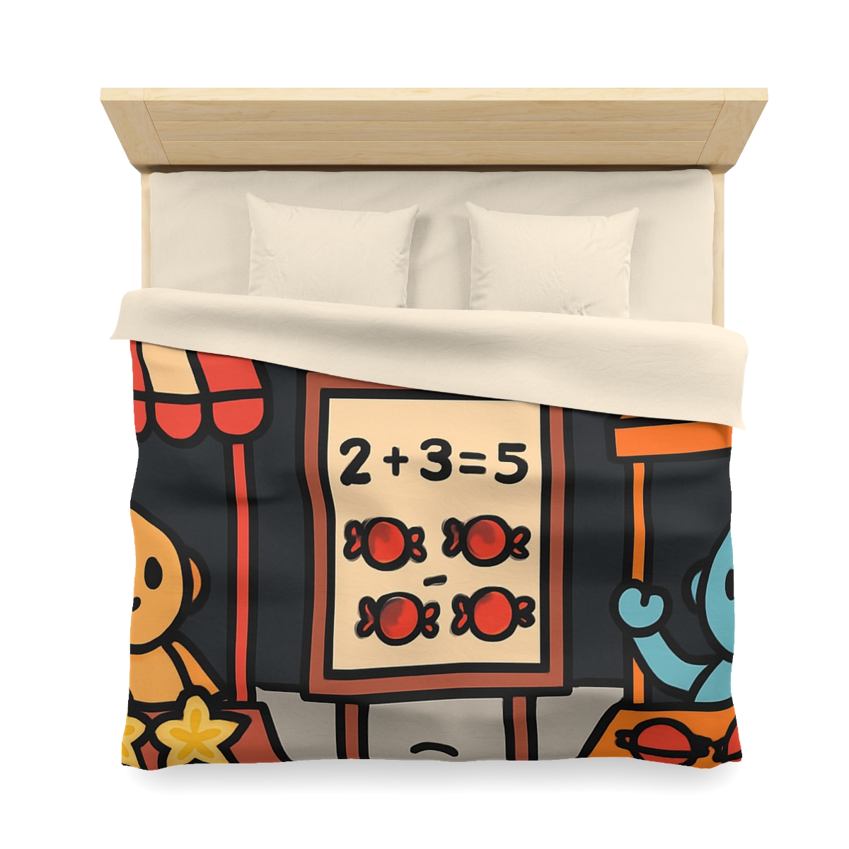 Moonlight Market Run By Friendly Robots warm winter duvets