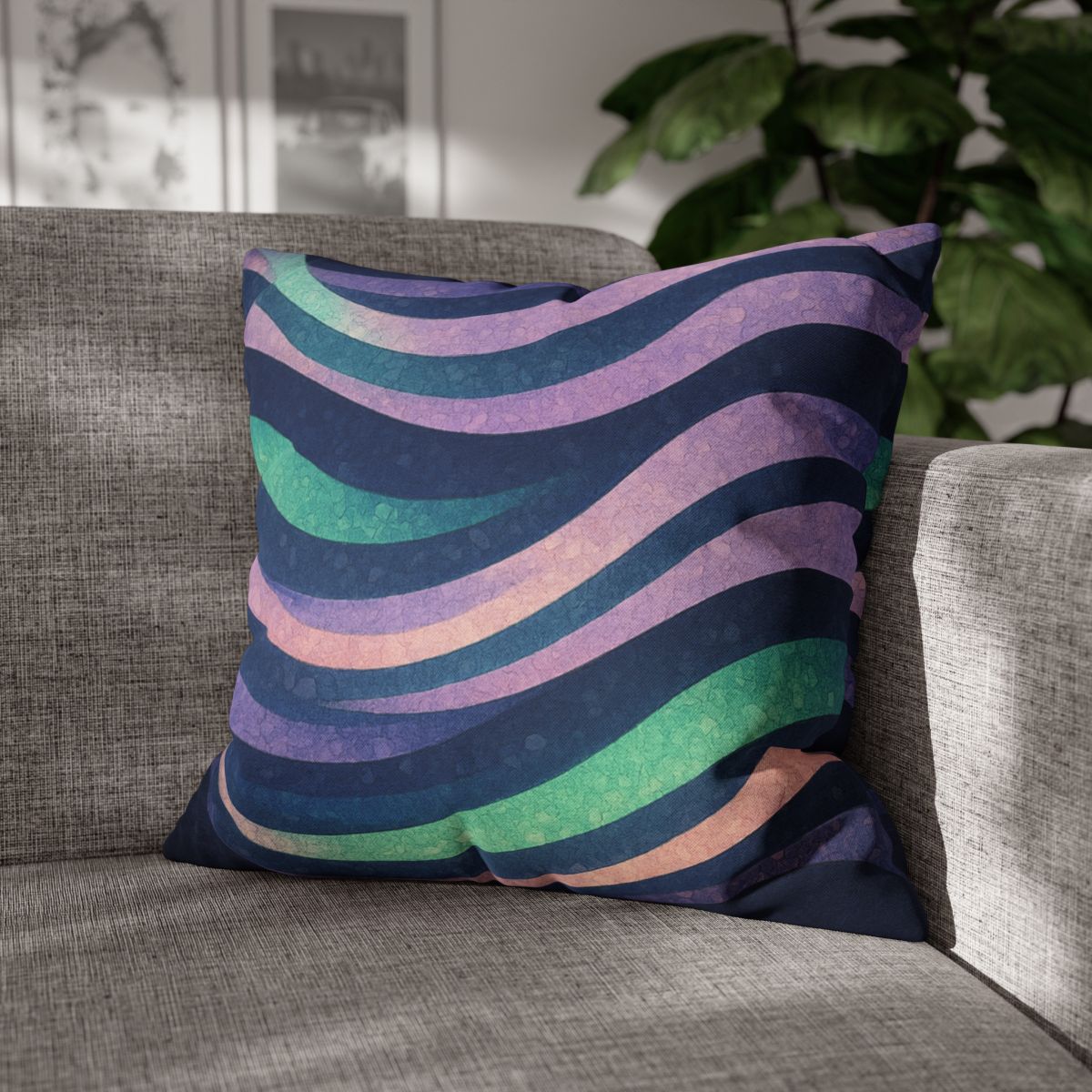 Auroral Current Mosaic comfortable bedding pillow covers