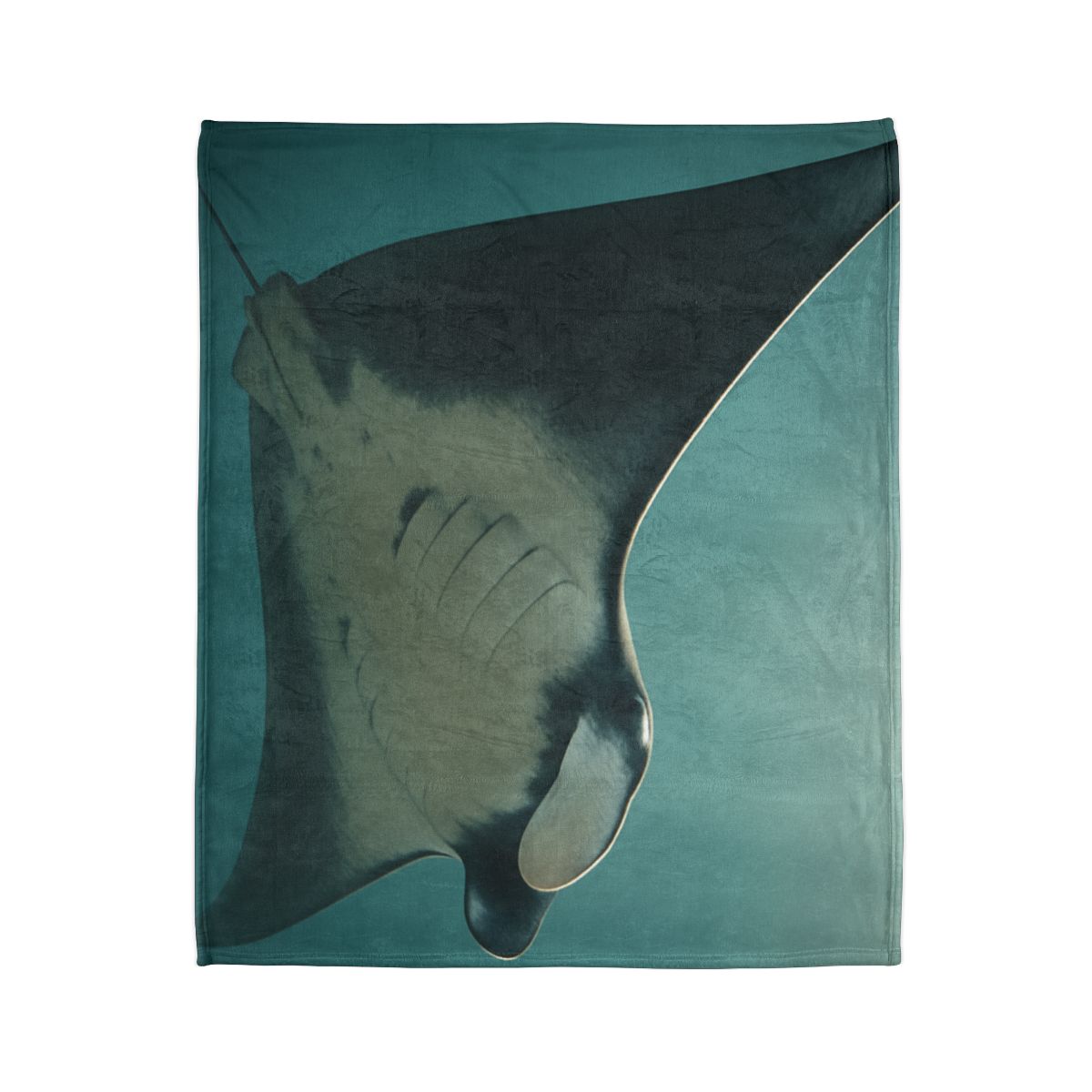 Silent Glide Giant Manta Ray custom blankets