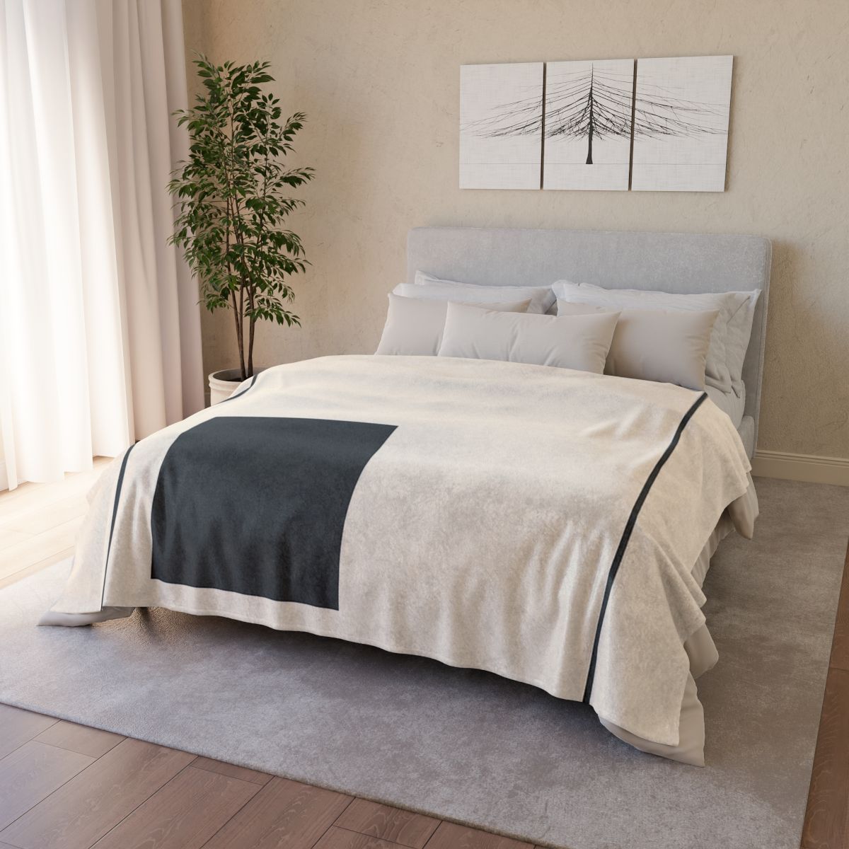 Balanced Triad With Open Frame personalized cozy blankets