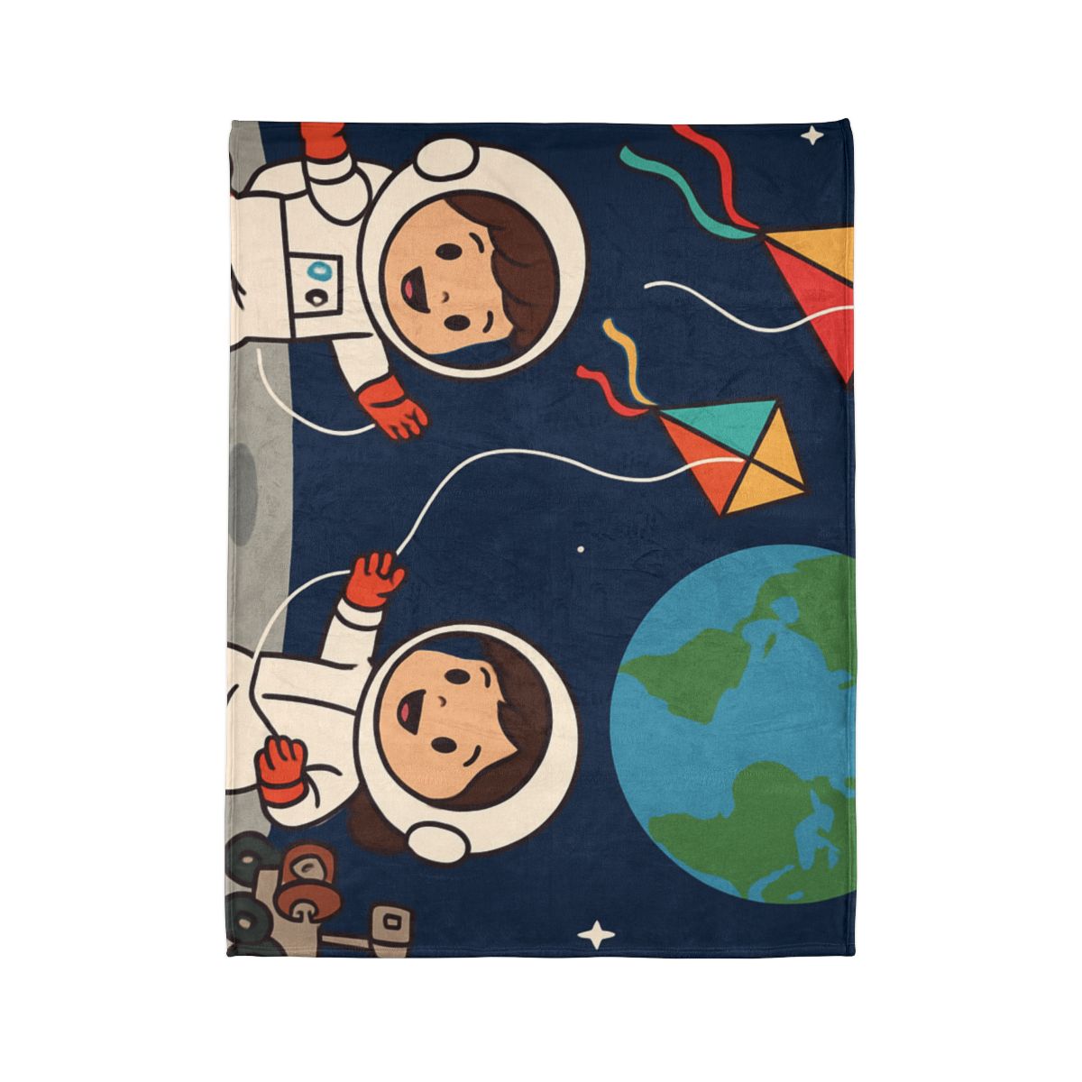 Kite Festival On The Moon decorative home blankets