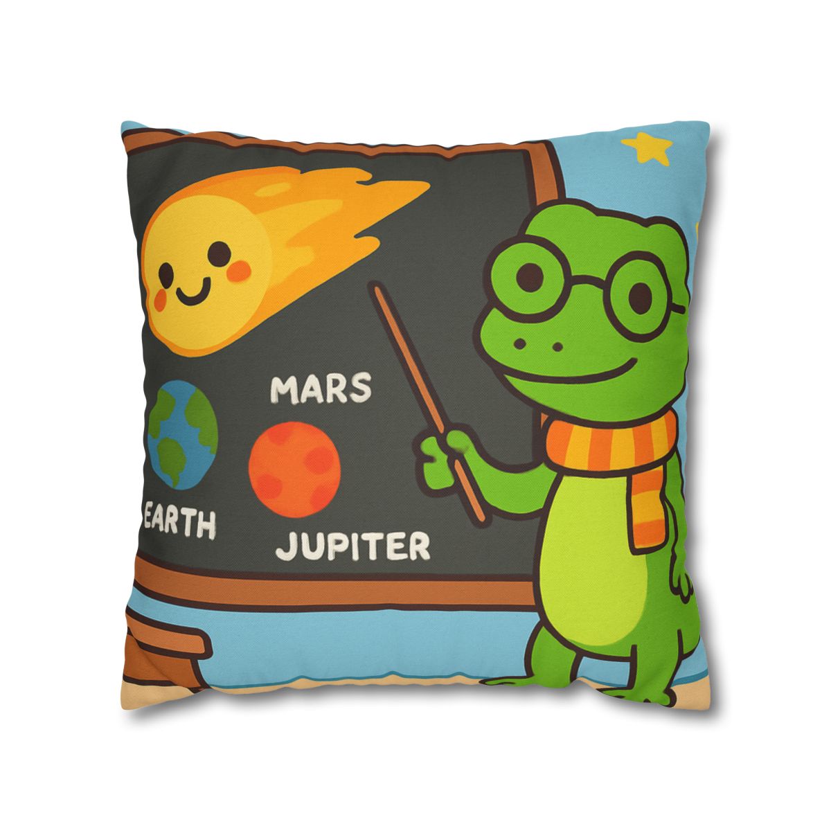 Comet Classroom Gecko custom pillow cases