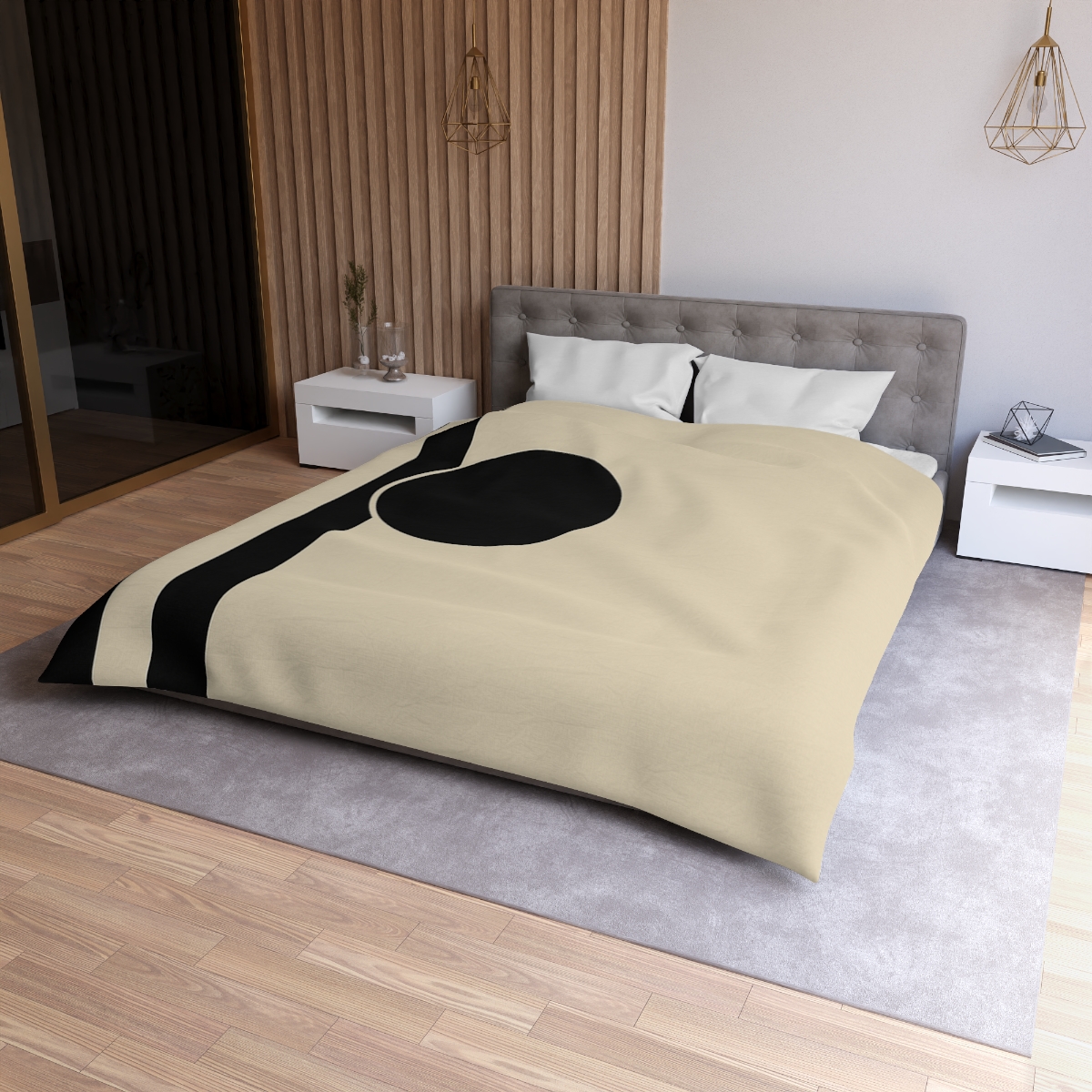 Three Bar Eclipse Grid soft comforter duvets