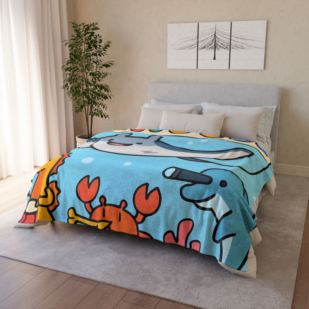 Rainbow Reef Planet Parade custom blankets