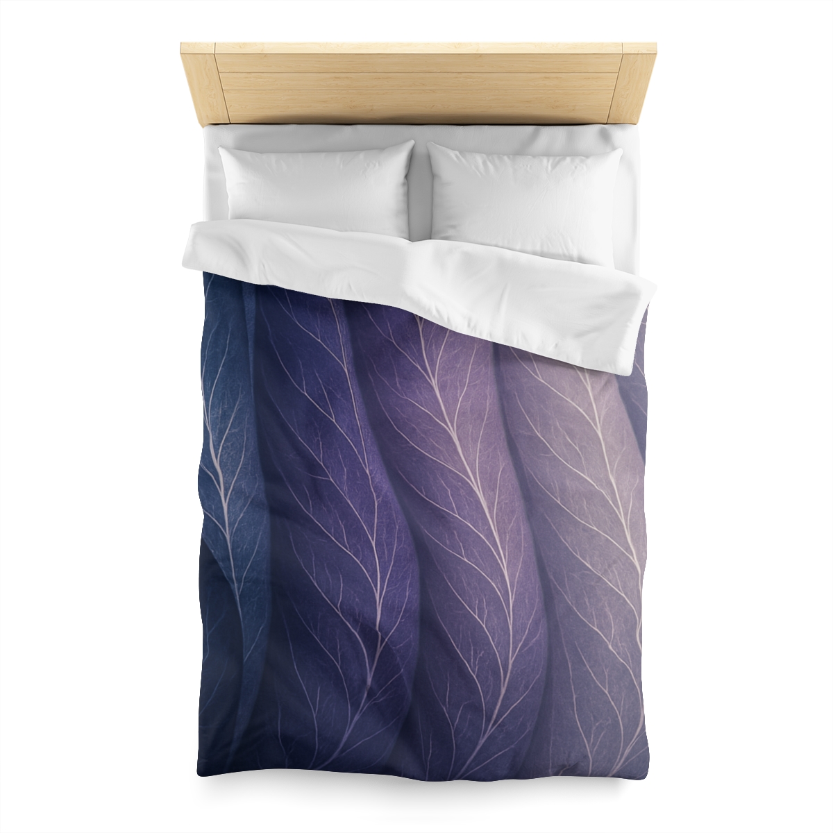 Leaf Vein Aurora Drapery custom duvets