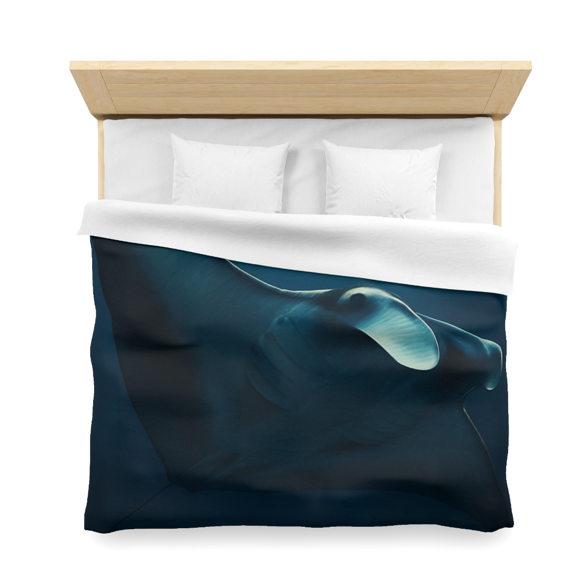 Starlit Glide Manta Ray stylish duvet covers
