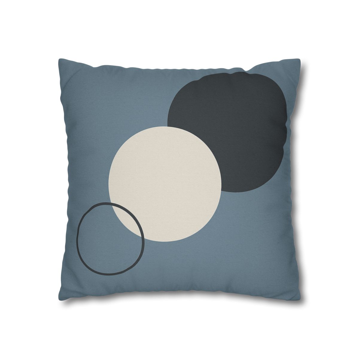 Staggered Circle Trio soft cotton pillow cases