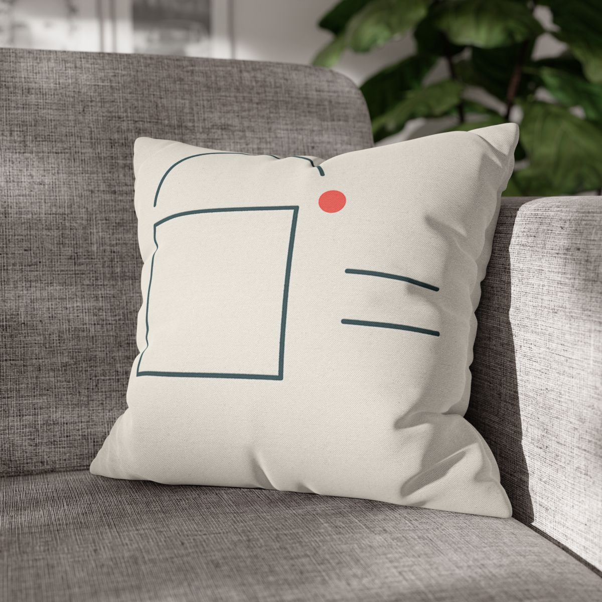 Open Frame With Drifting Arc personalized pillow covers