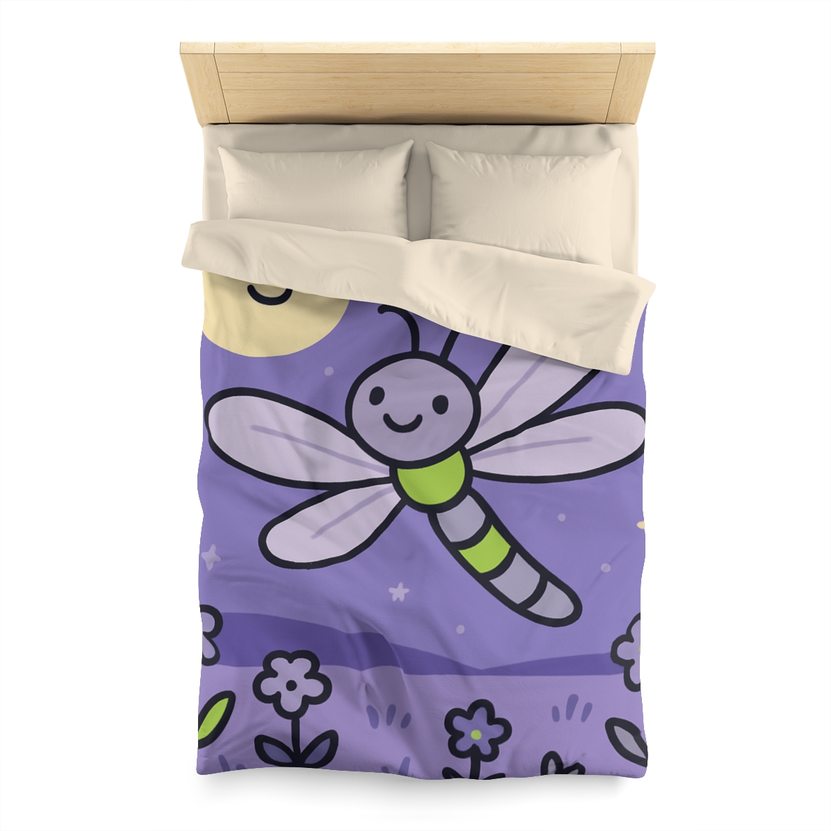 Moonlight Meadow Dragonfly custom duvets