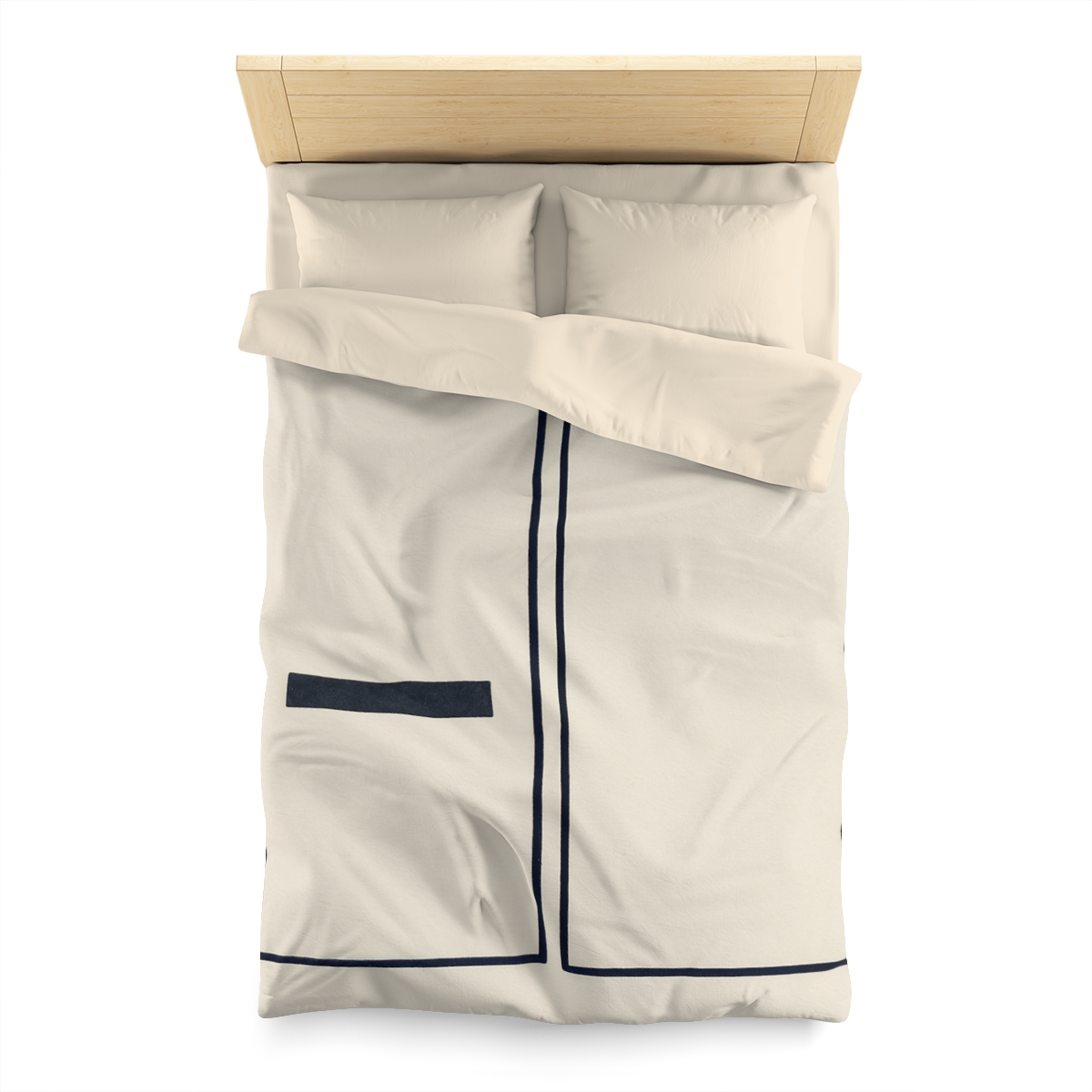 Twin Frames With Offset Bar designer printed duvets