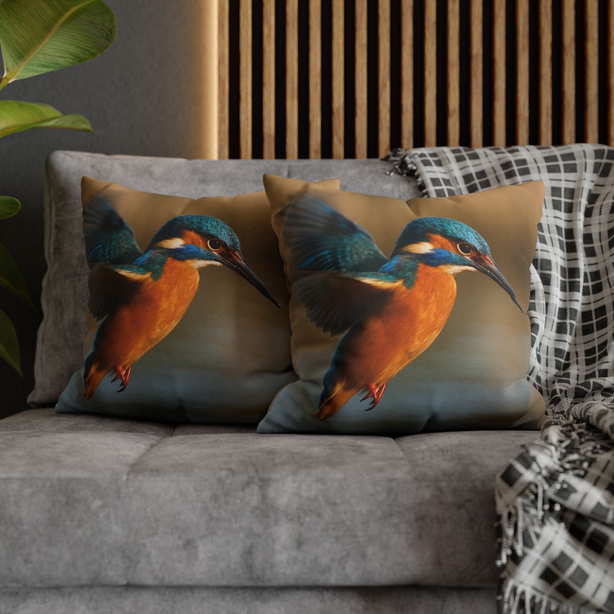 Sky Arrow Kingfisher custom pillow cases