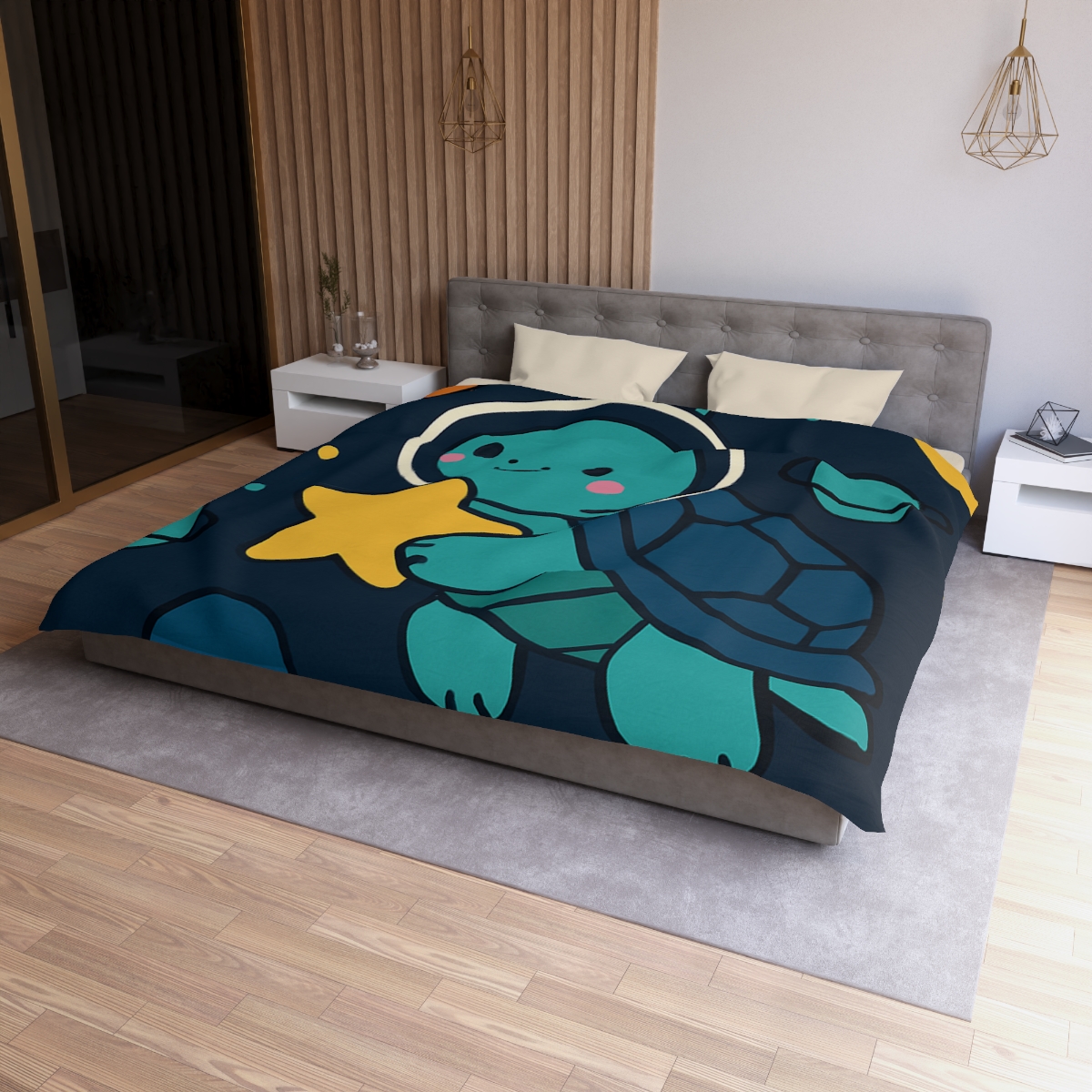Starlight Space Turtle trendy bedroom duvets