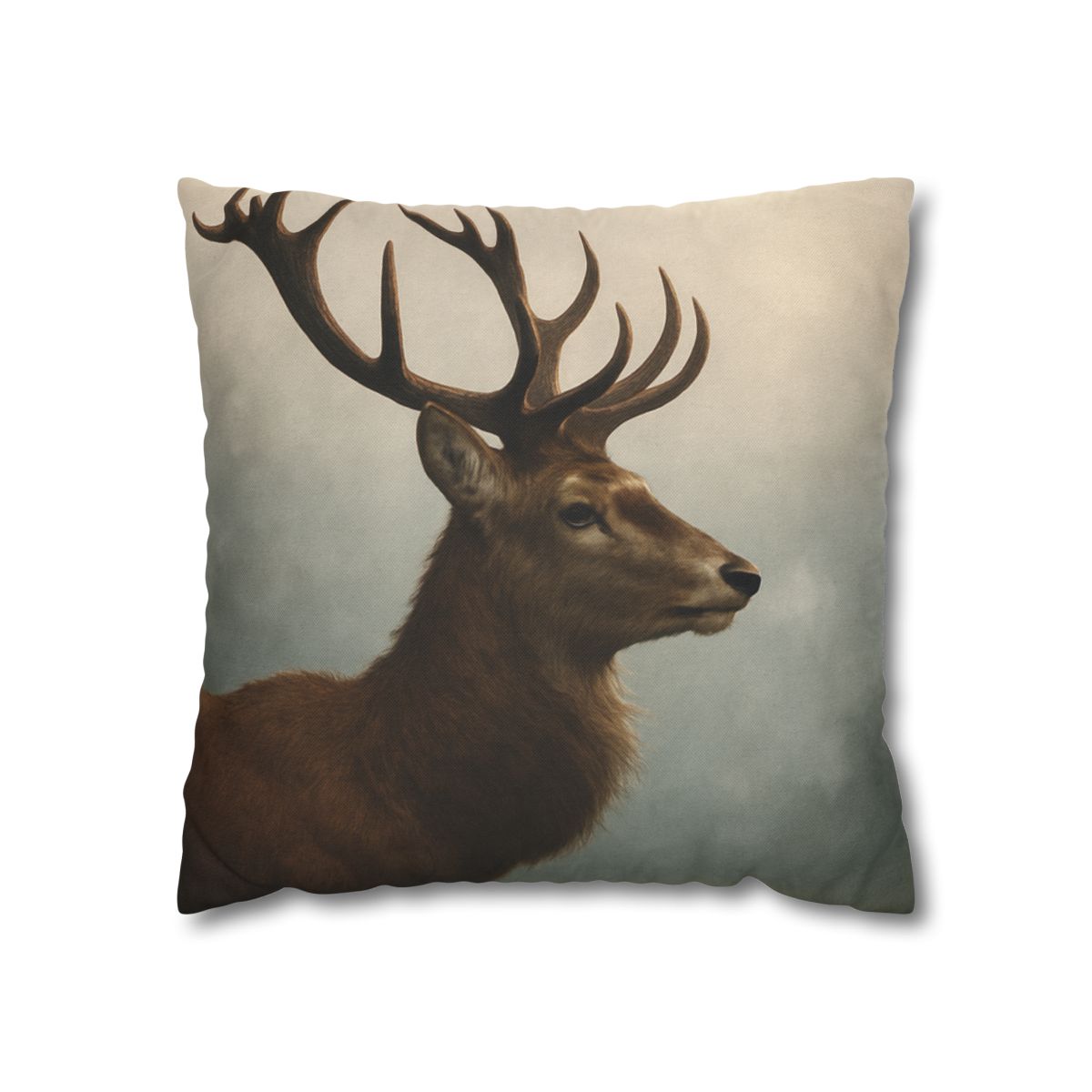 Morning Mist Red Deer Stag custom pillow cases
