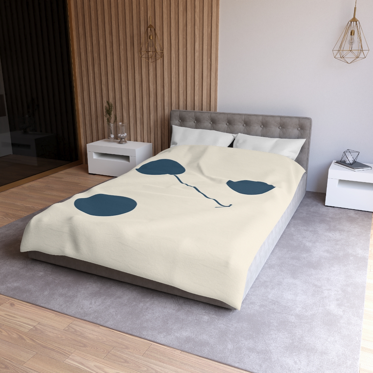 Orbital Triangle Drift personalized bedding duvets