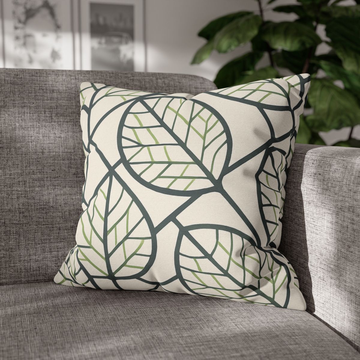 Venation Circuit Grid personalized pillow covers