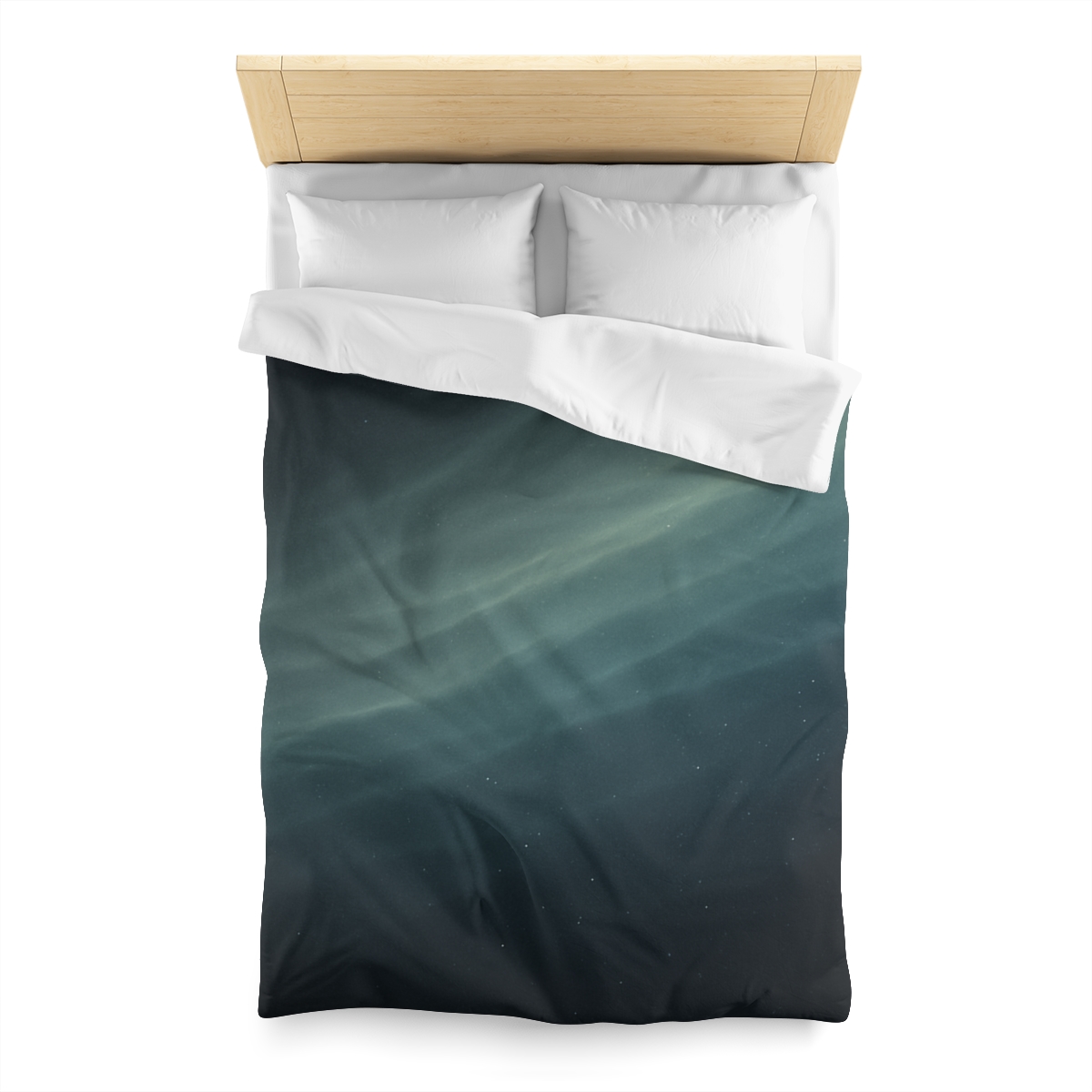 Dark Energy Gradient Drift designer printed duvets
