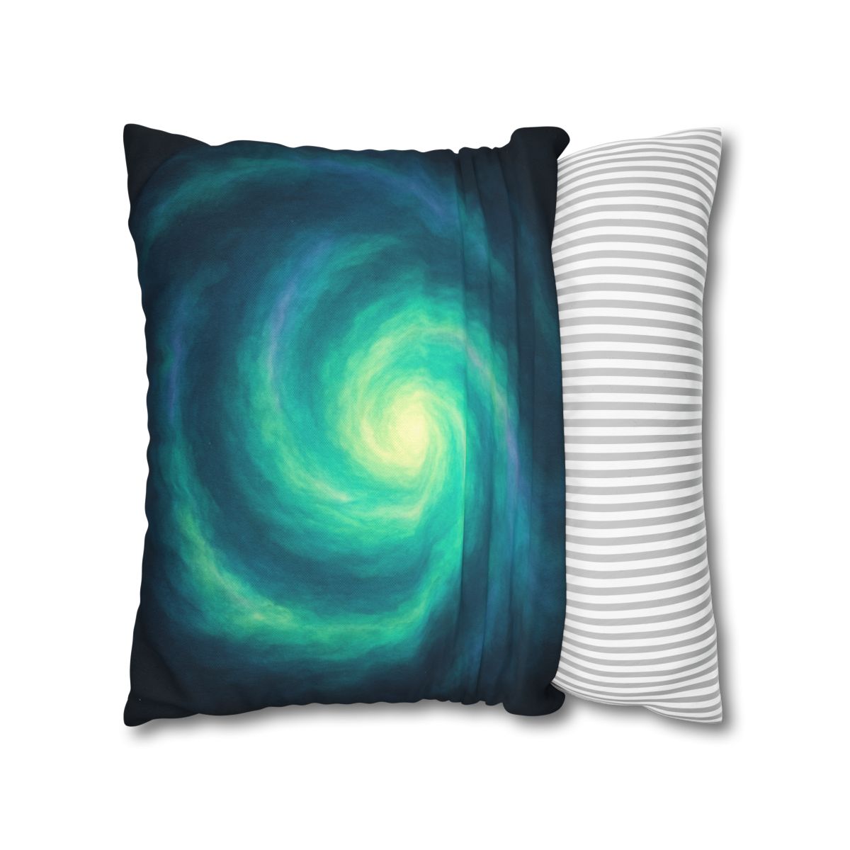 Aurora Halo Spiral soft cotton pillow cases
