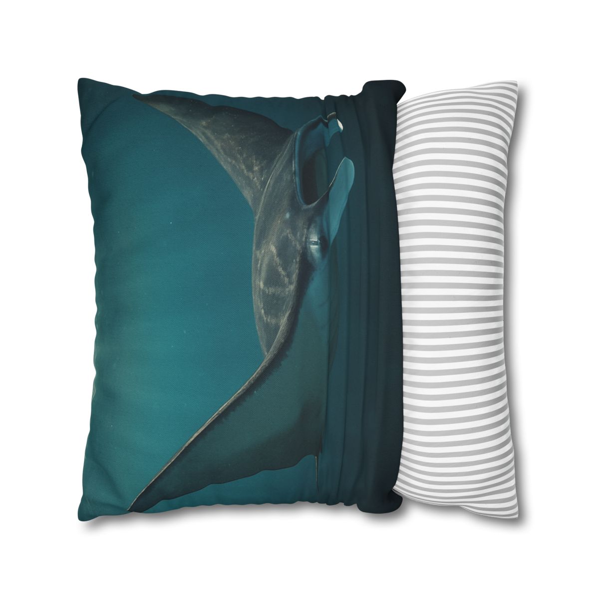 Starlit Drift Manta Ray designer print pillow cases