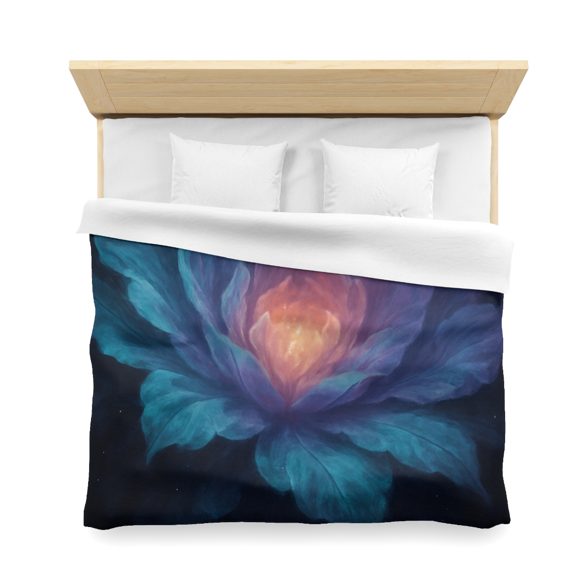 Prismatic Void Bloom custom duvets