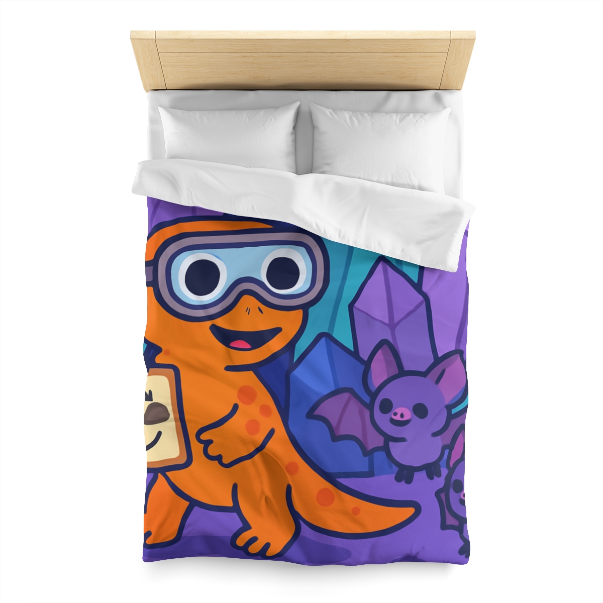 Crystal Cavern Salamander Science Team trendy bedroom duvets