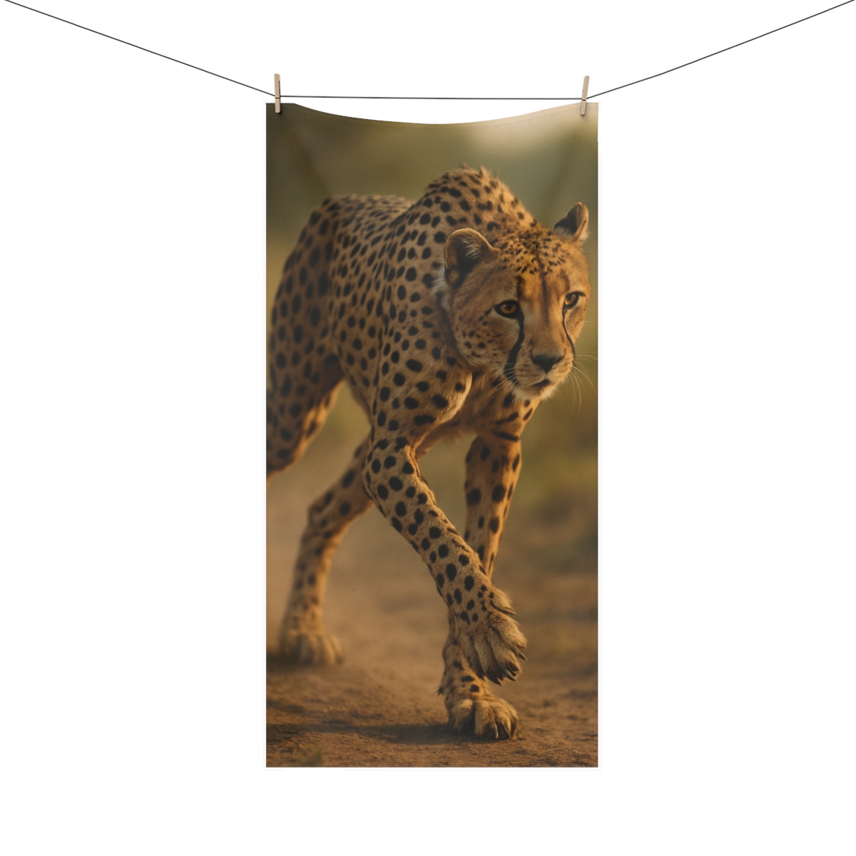 Cheetah Wind Runner soft cotton towels