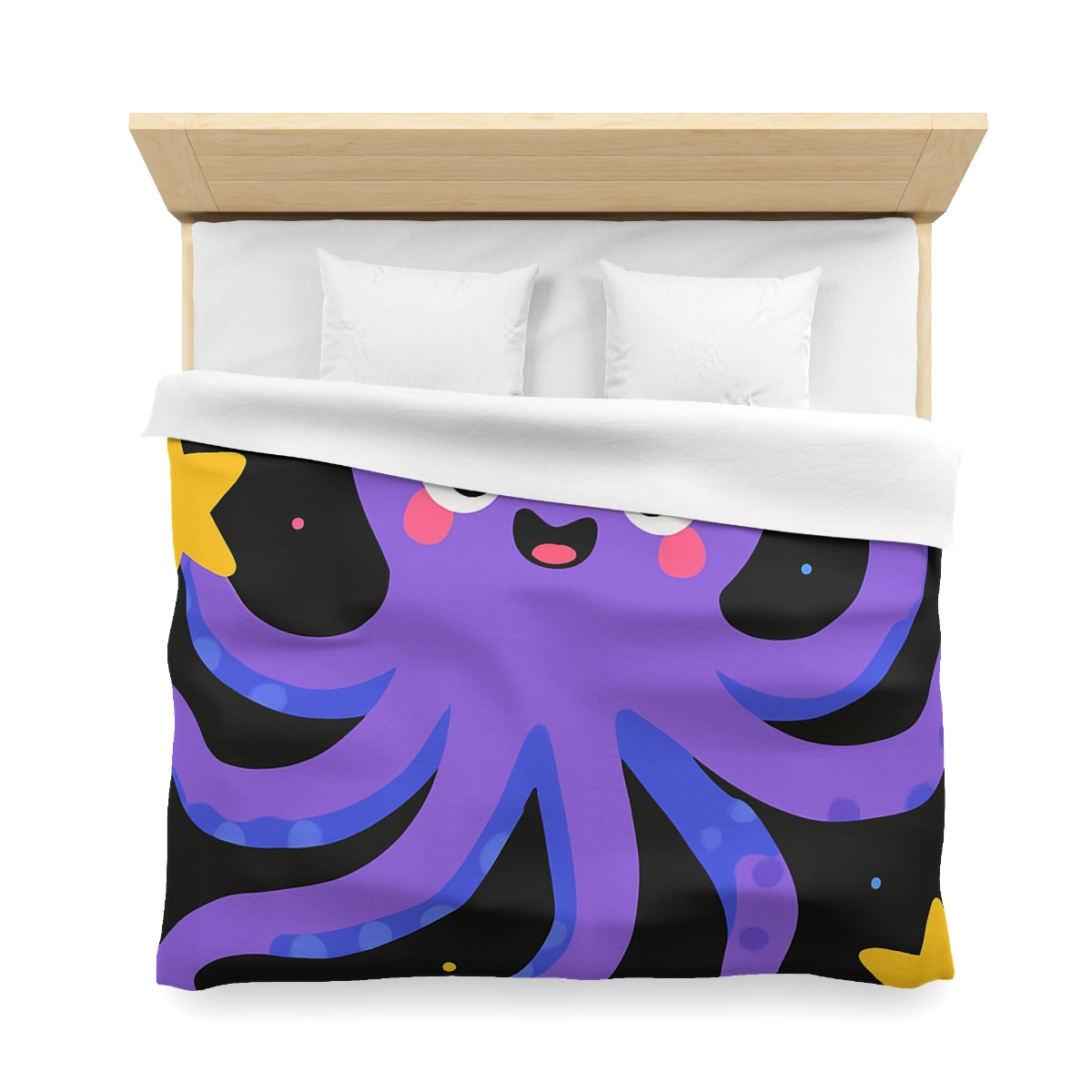 Friendly Space Octopus unique patterned duvets