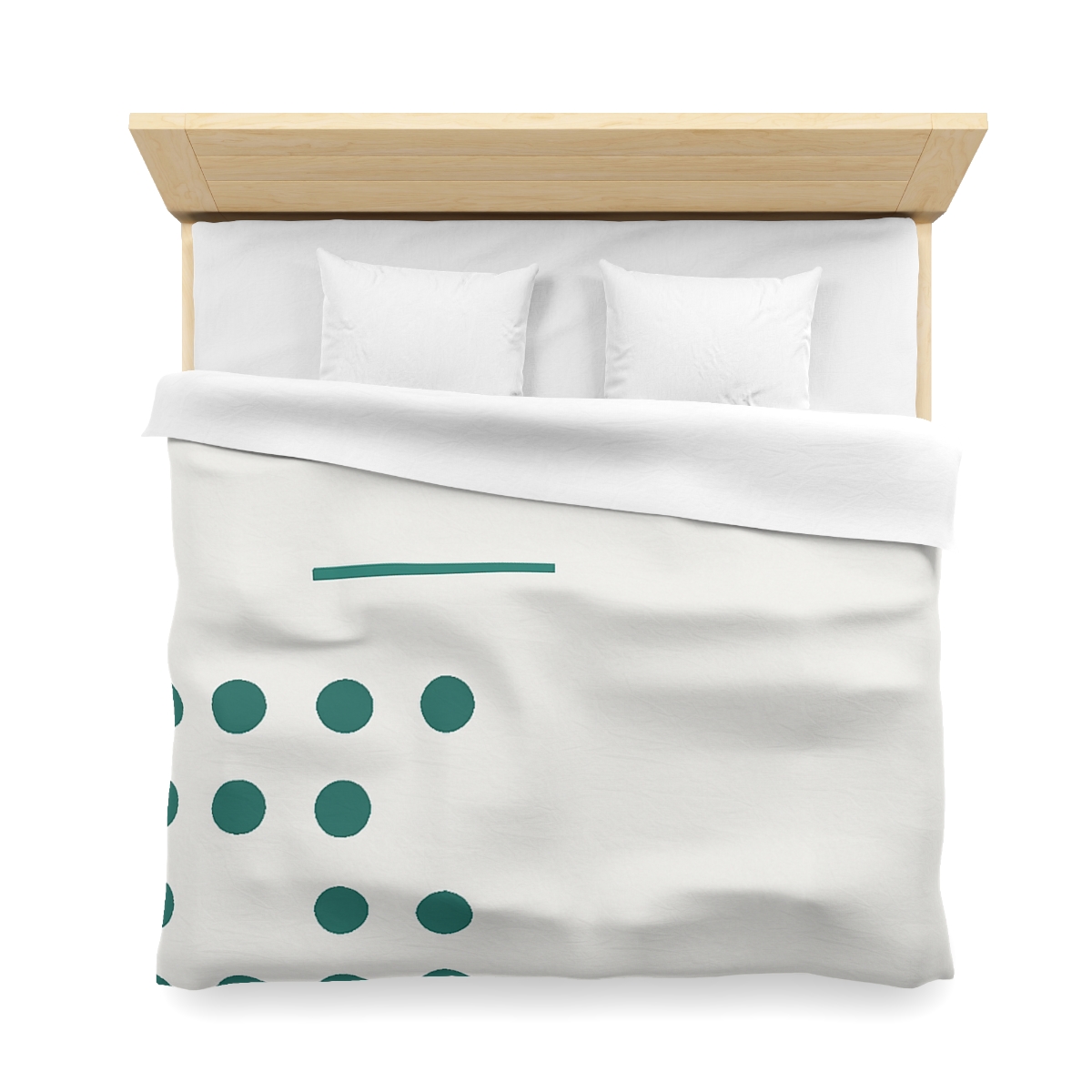 Sparse Dot Lattice Corner unique patterned duvets