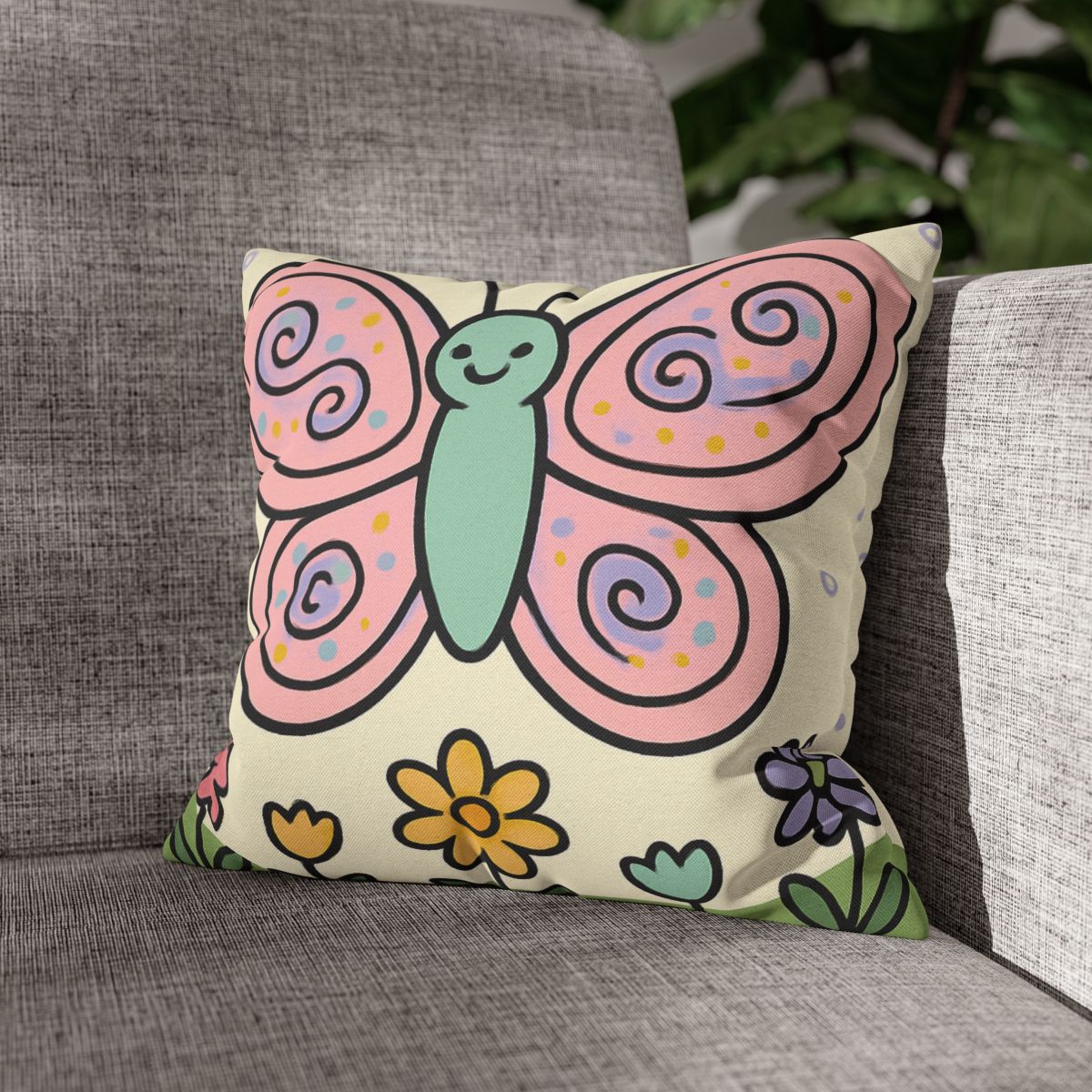 Cosmic Garden Butterfly comfortable bedding pillow covers