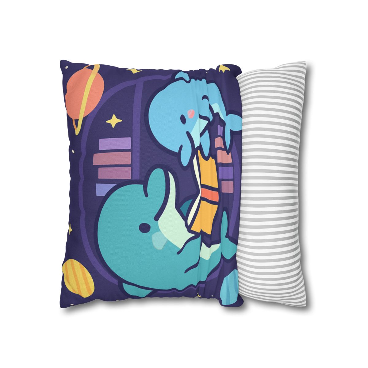 Nebula Library Dolphins comfortable bedding pillow covers