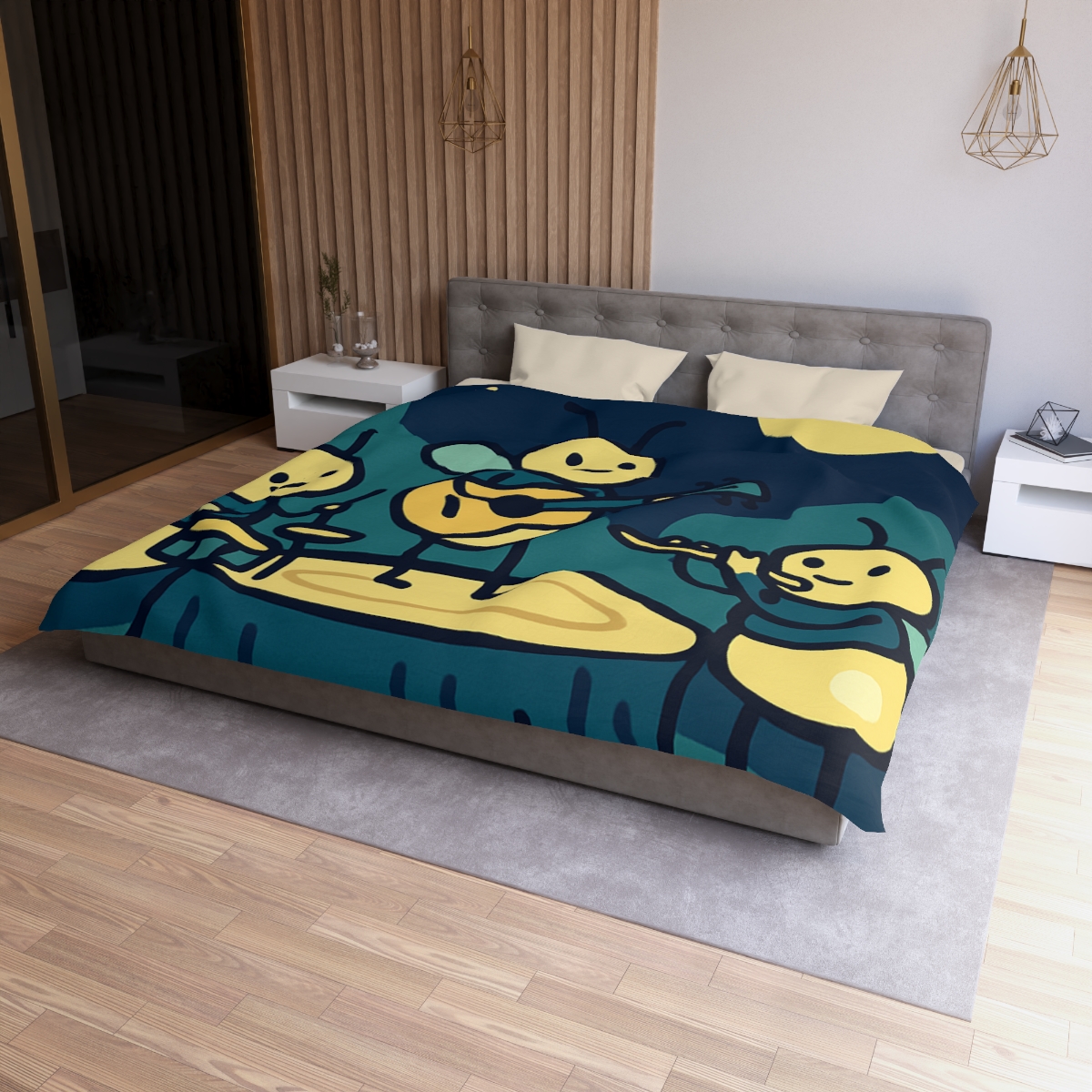 Moonlight Music Of The Firefly Band stylish duvet covers