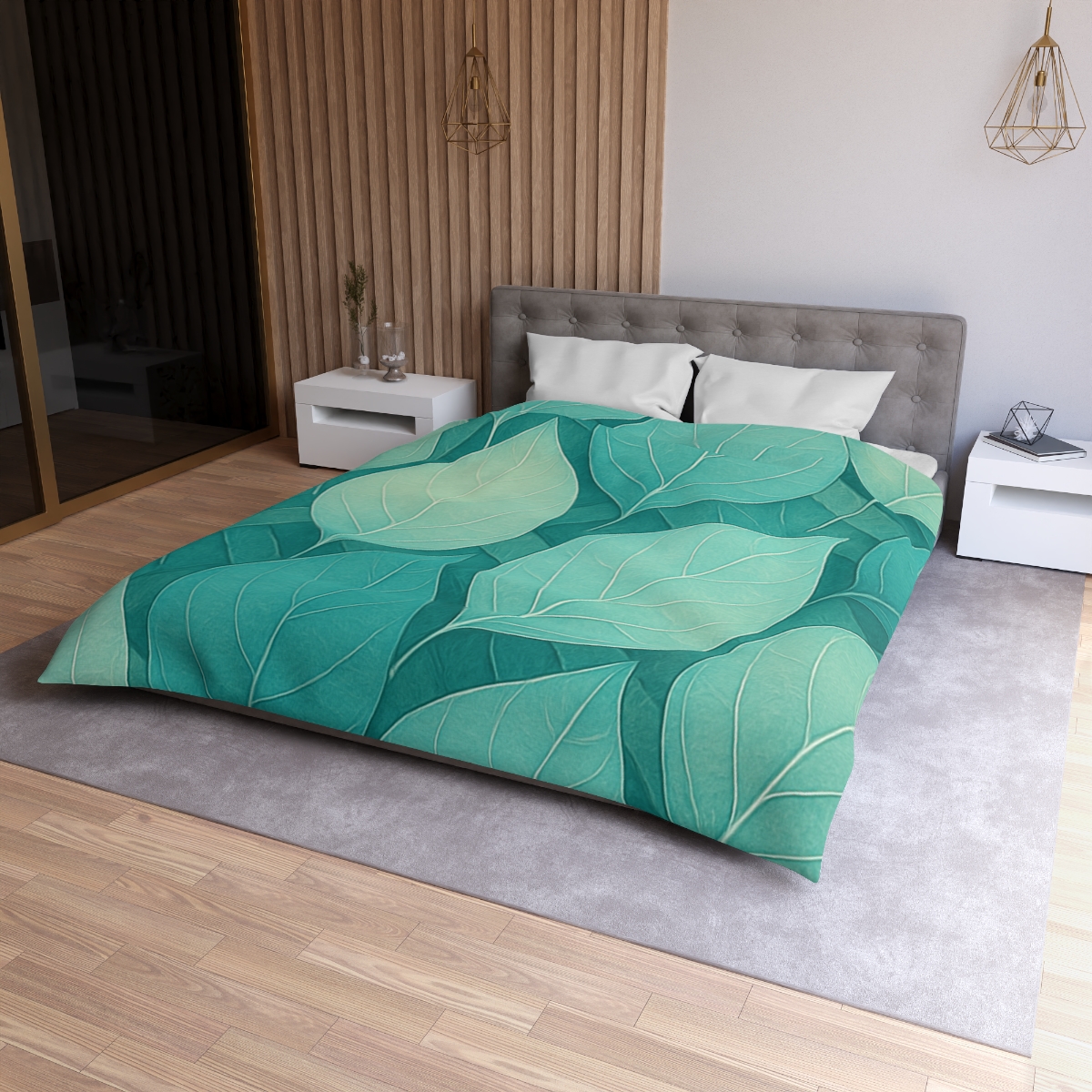 Leaf Vein Prism Weave soft comforter duvets