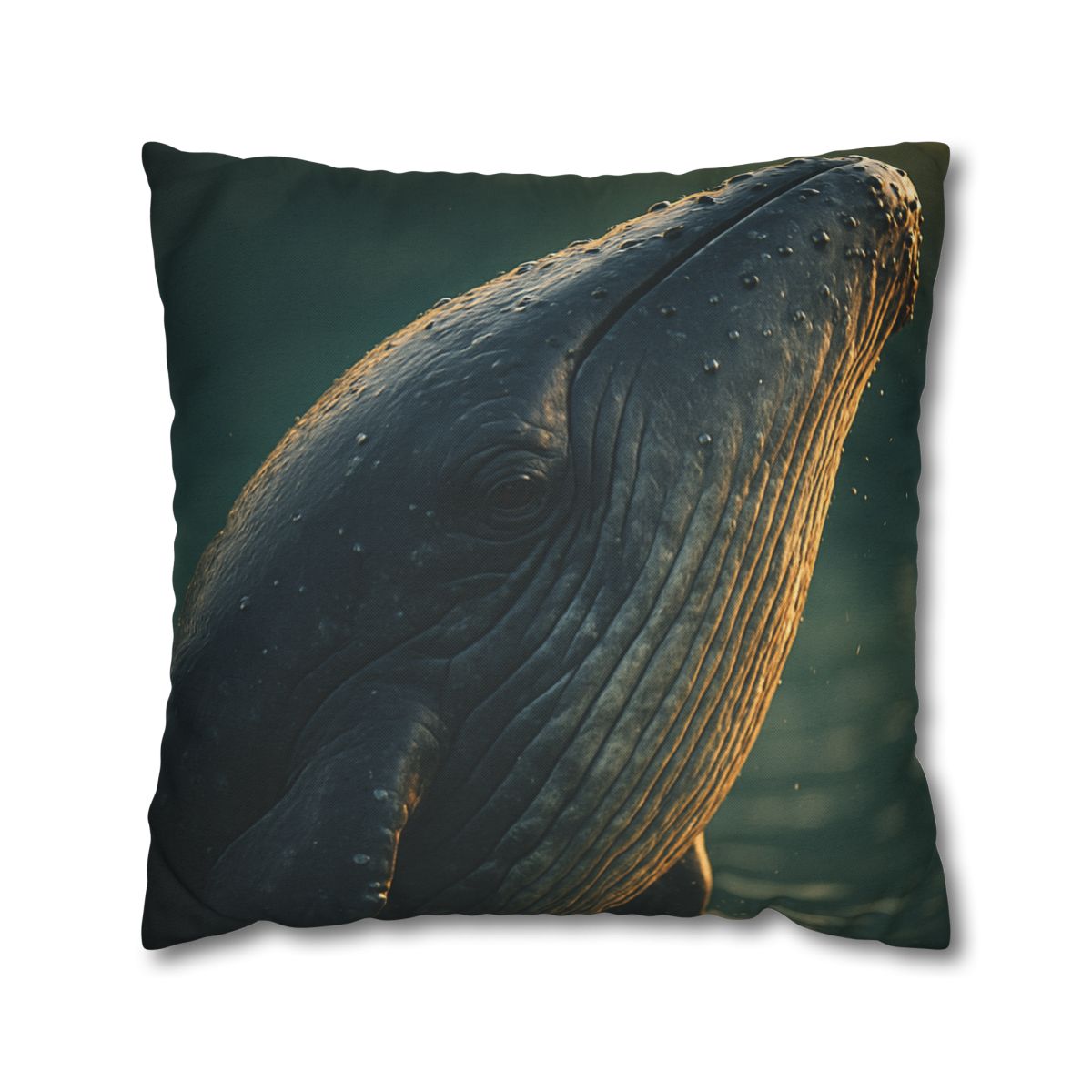 Silver Surge Humpback Whale soft cotton pillow cases