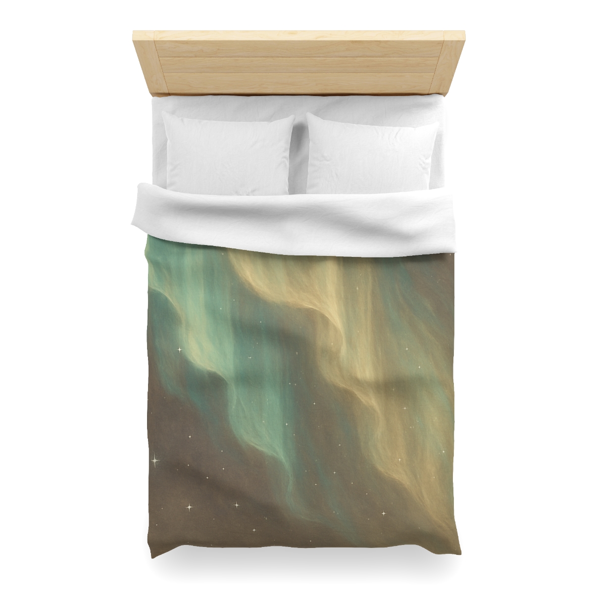 Auroral Dust Cascade unique patterned duvets