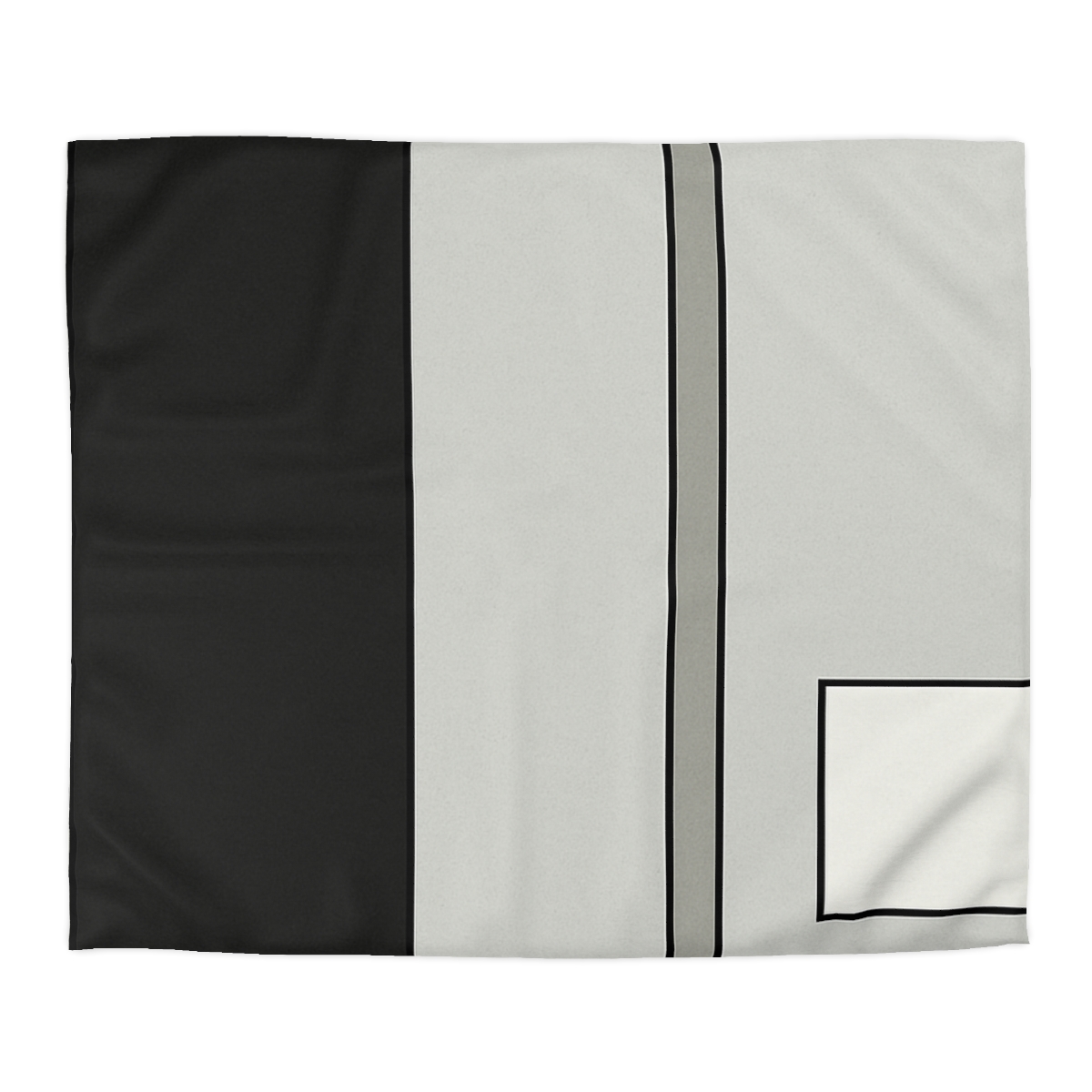 Offset Rectangle Composition custom duvets