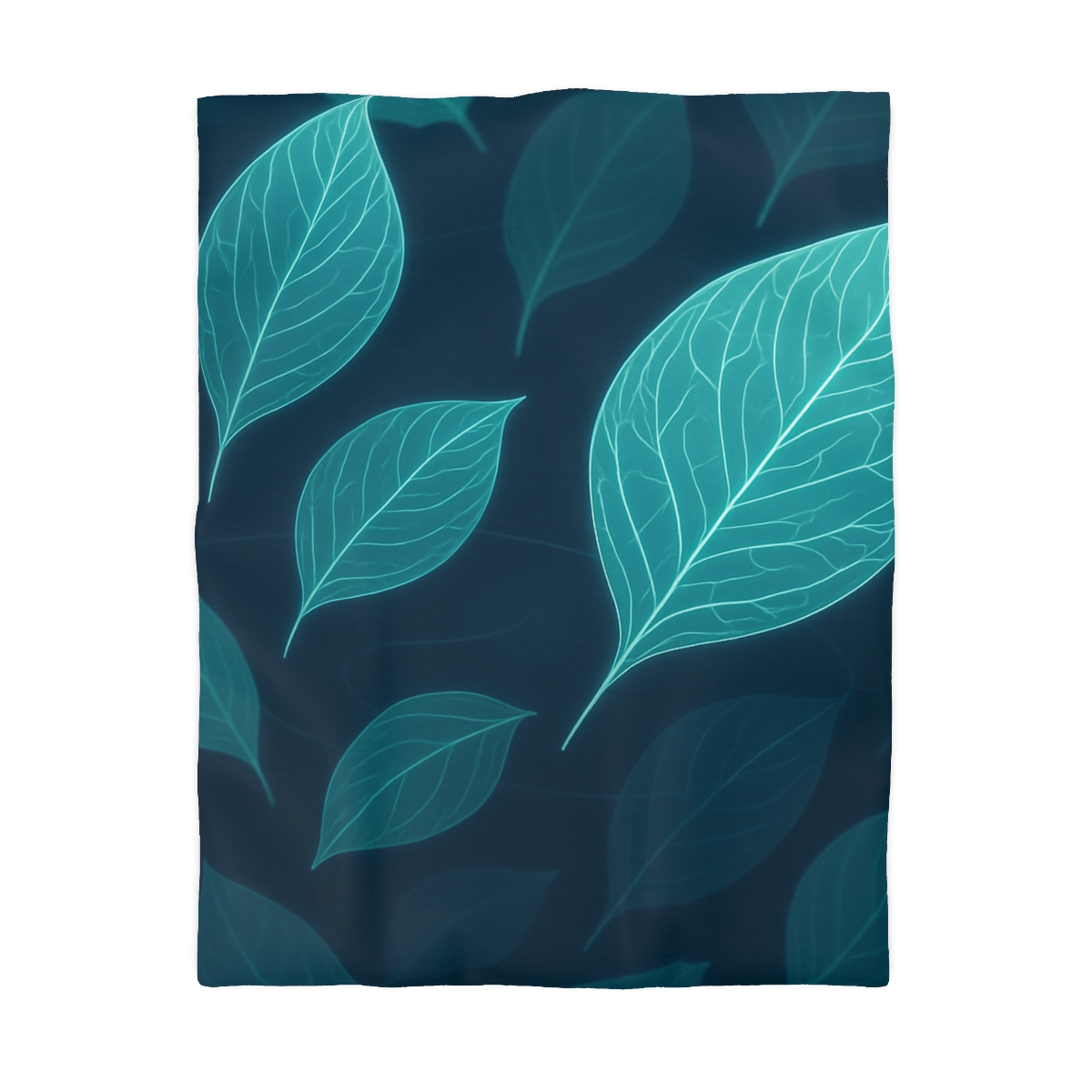Orbiting Leaf Vein Circuit trendy bedroom duvets