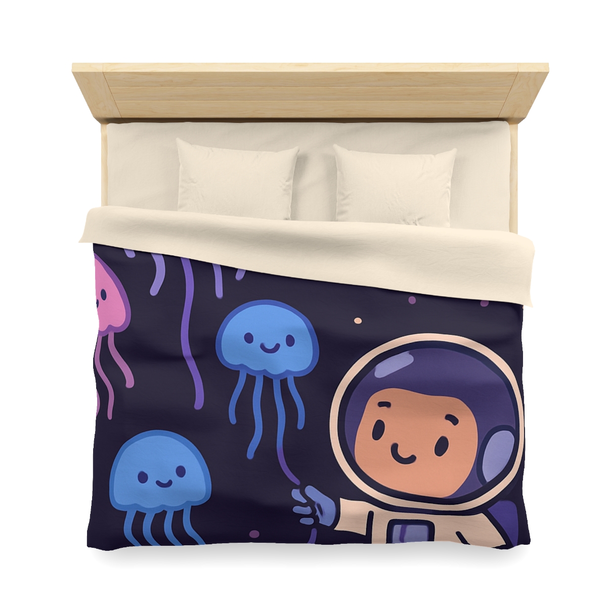Galaxy Garden Of Floating Jellyfish trendy bedroom duvets