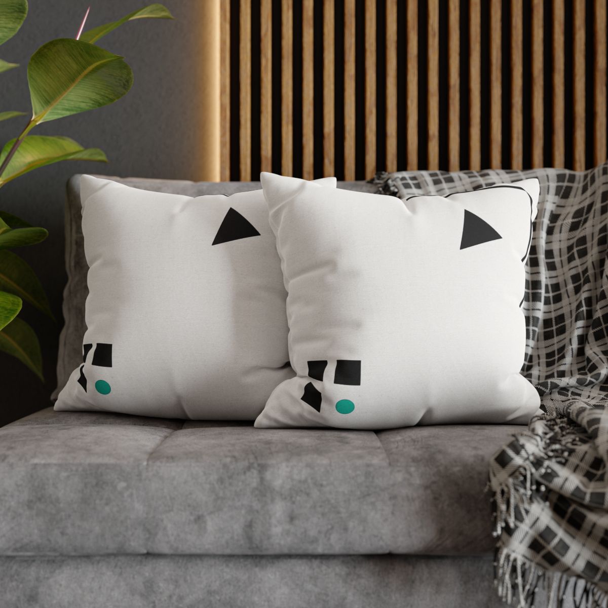 Corner Triad And Missing Cell Grid custom pillow cases