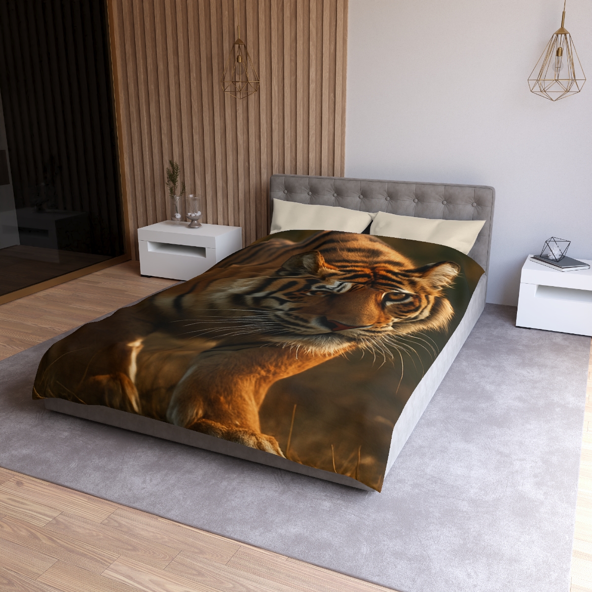 Forest Stalker Bengal Tiger warm winter duvets
