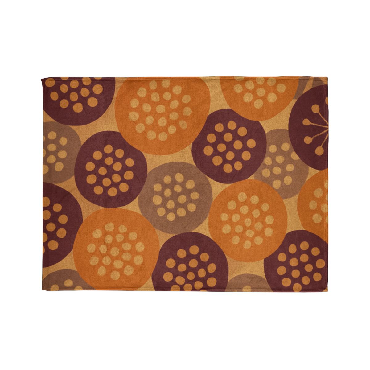 Seed Pod Cluster Mosaic custom blankets