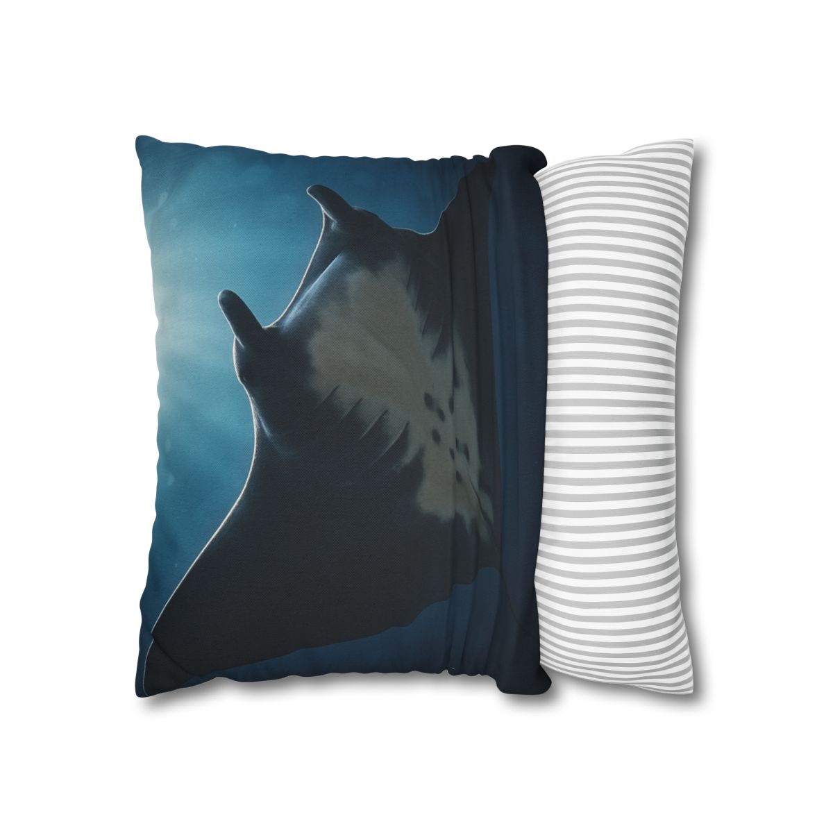 Manta Ray Moon Glide soft cotton pillow cases