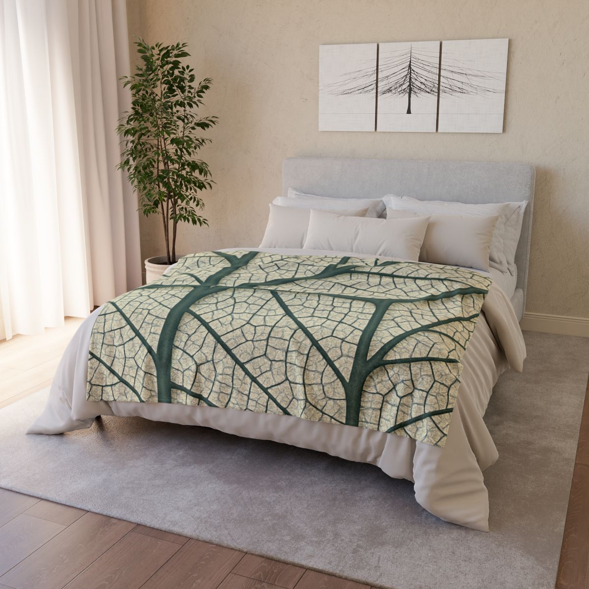 Venation Lace Network stylish throw blankets