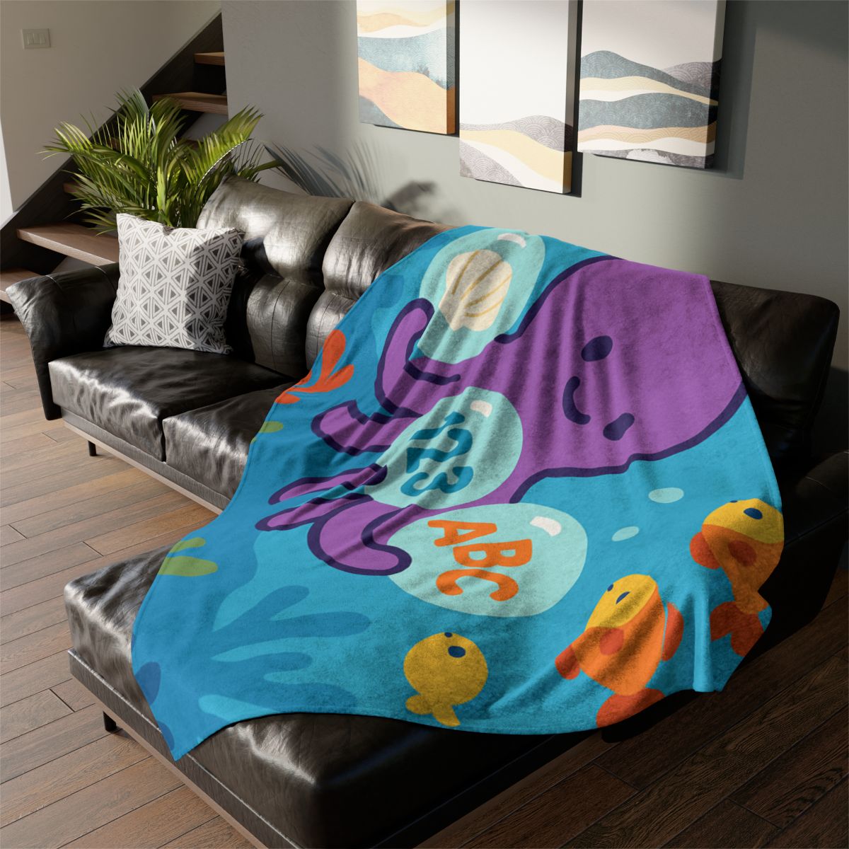 Octopus Library Of Bubble Books trendy patterned blankets