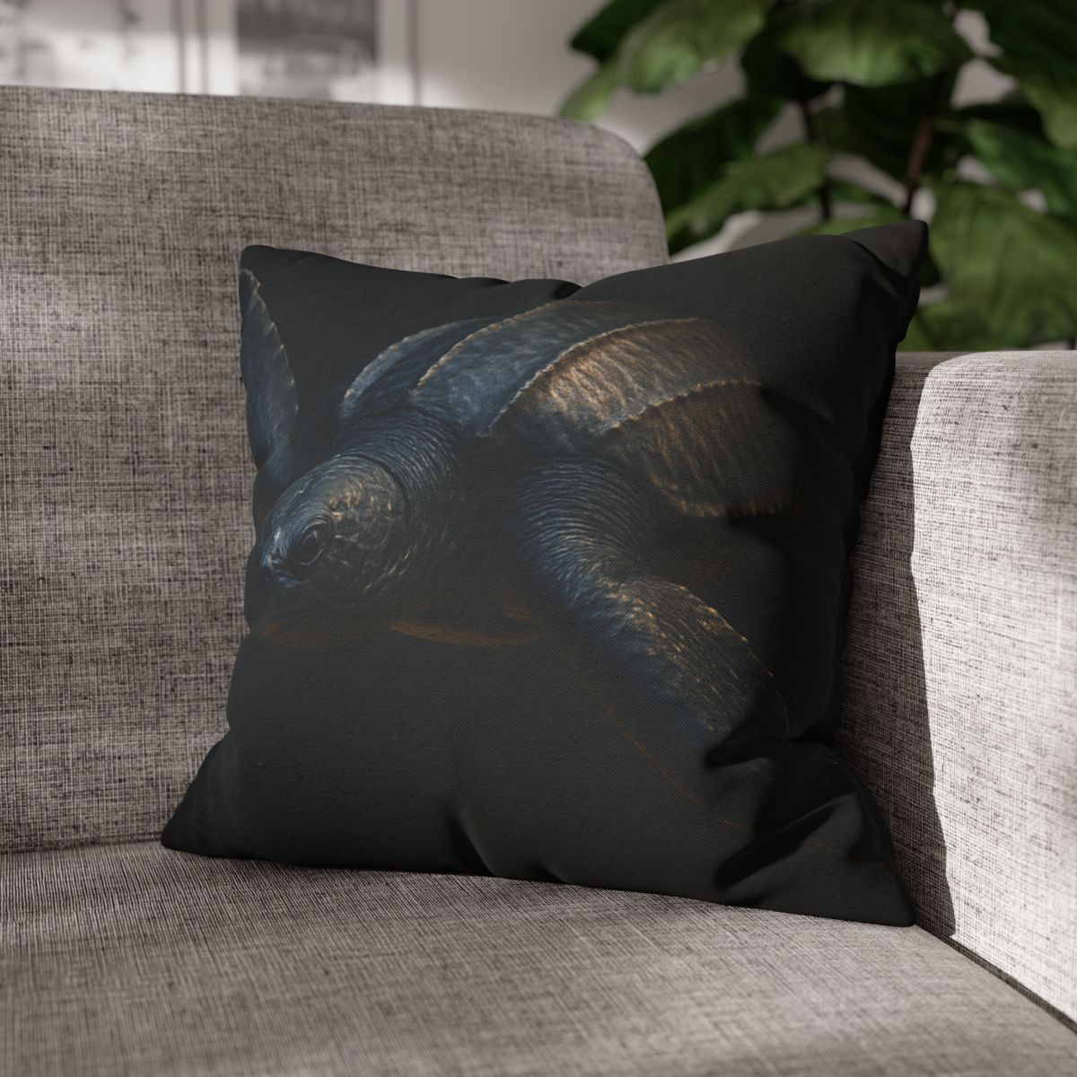 Starlit Drift Leatherback Sea Turtle comfortable bedding pillow covers