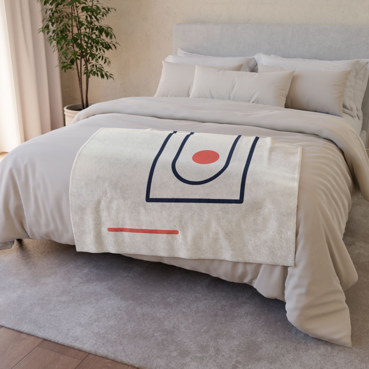 Orbit Gap Rectangles stylish throw blankets