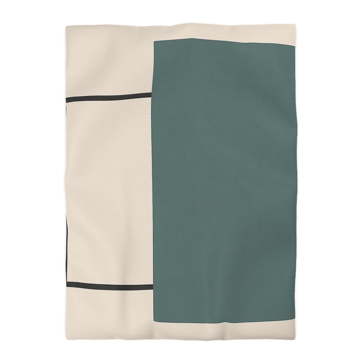 Offset Rectangle Pause custom duvets