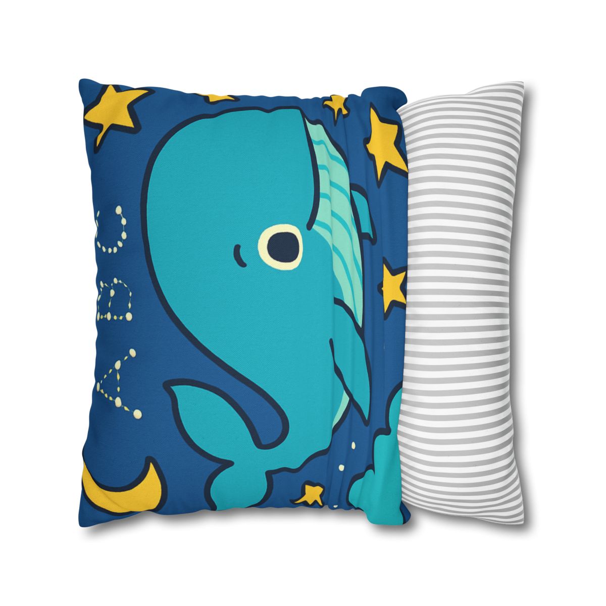 Starry Whale Expedition custom pillow cases