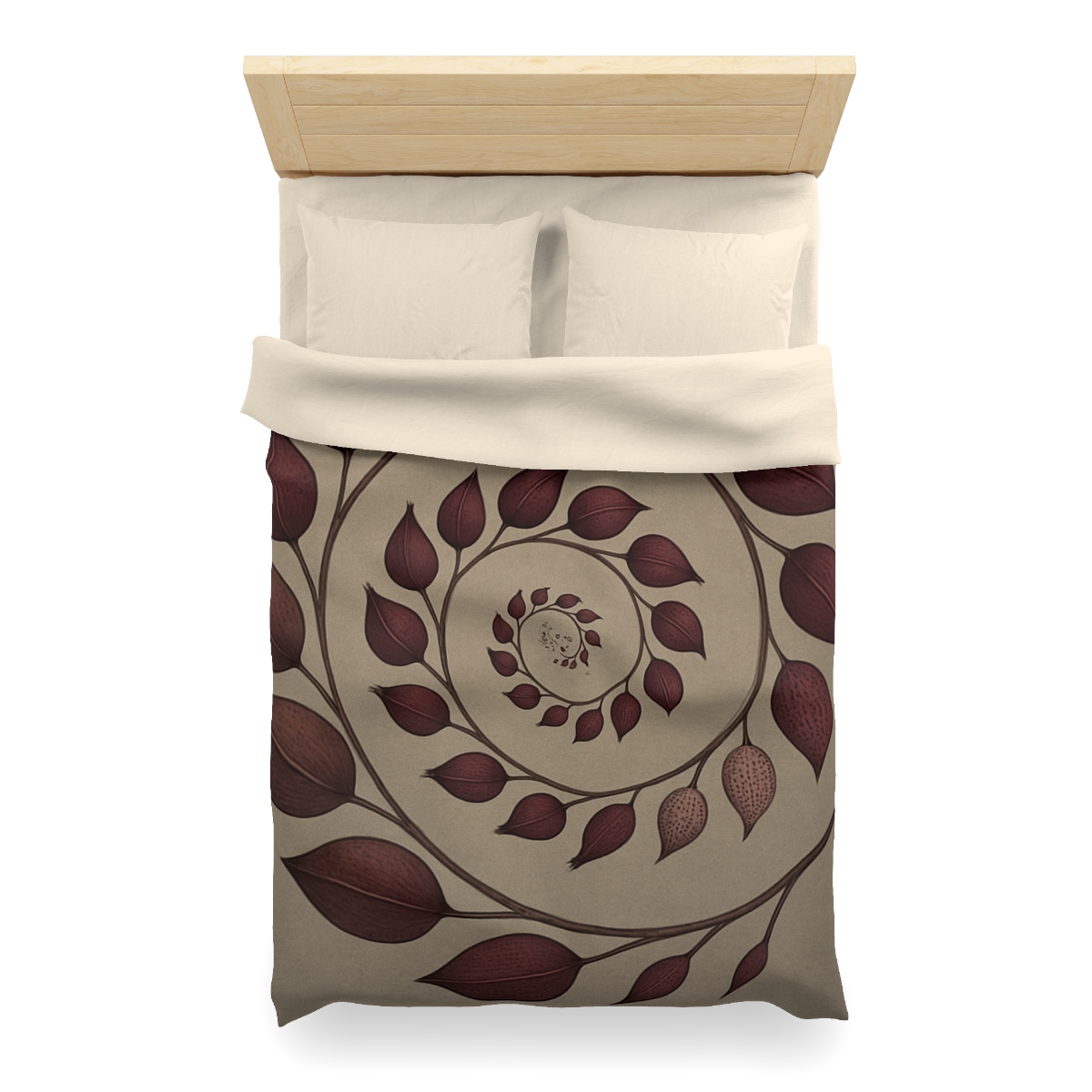 Spiral Seed Pod Array personalized bedding duvets
