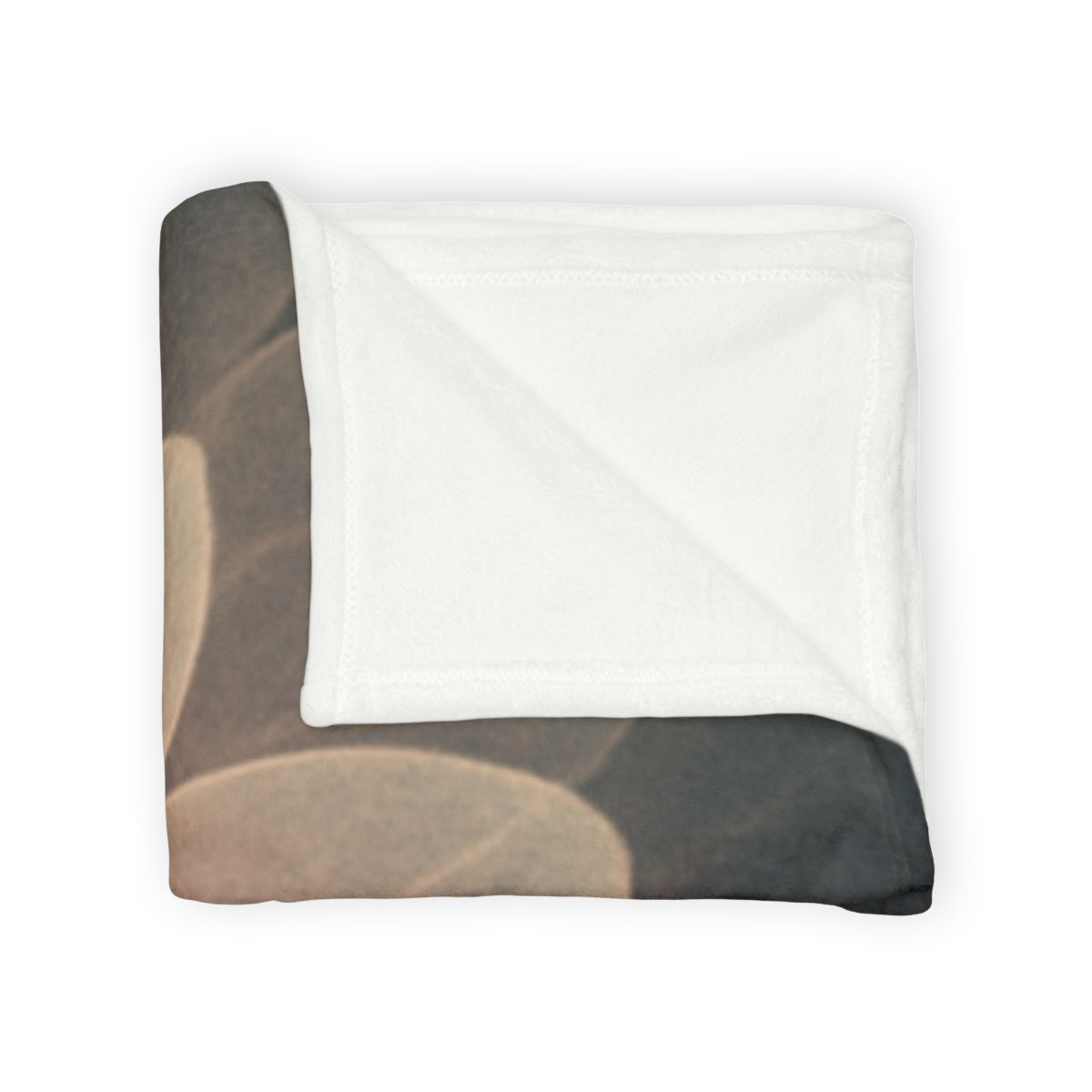 Petal Halo Fractals stylish throw blankets
