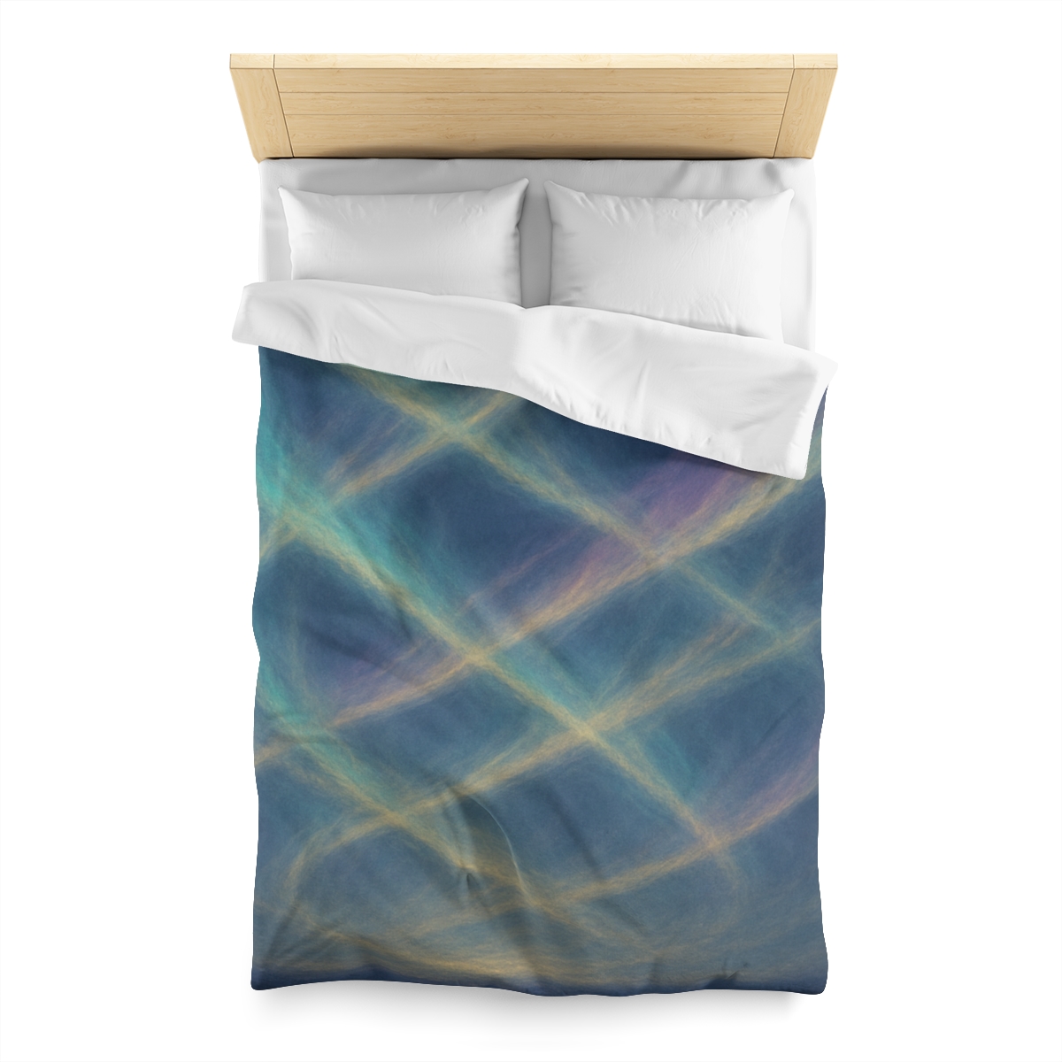 Aurora Lattice Horizon custom duvets